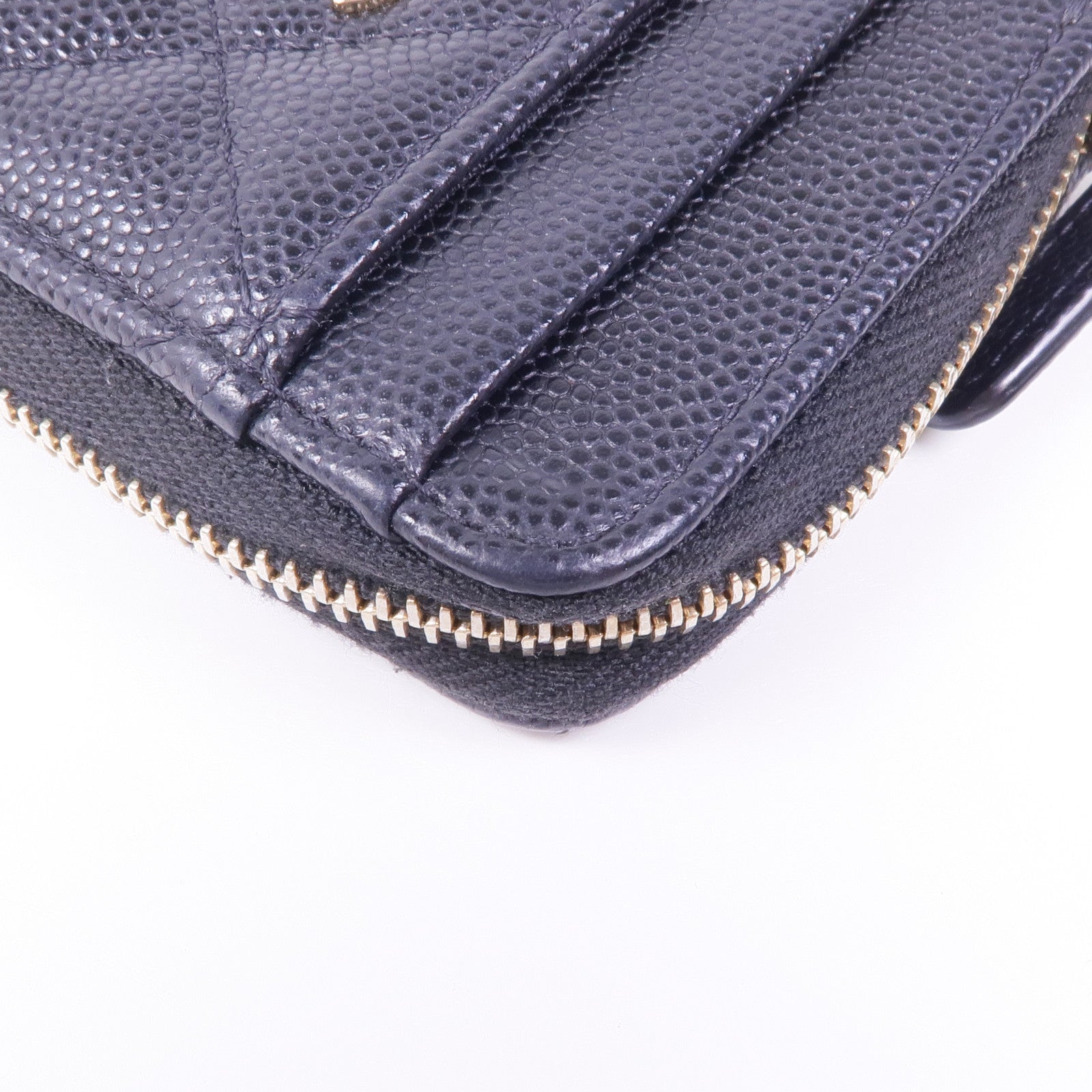 CHANEL 牛皮皮革Card/Coin Case金扣零錢包/卡片套