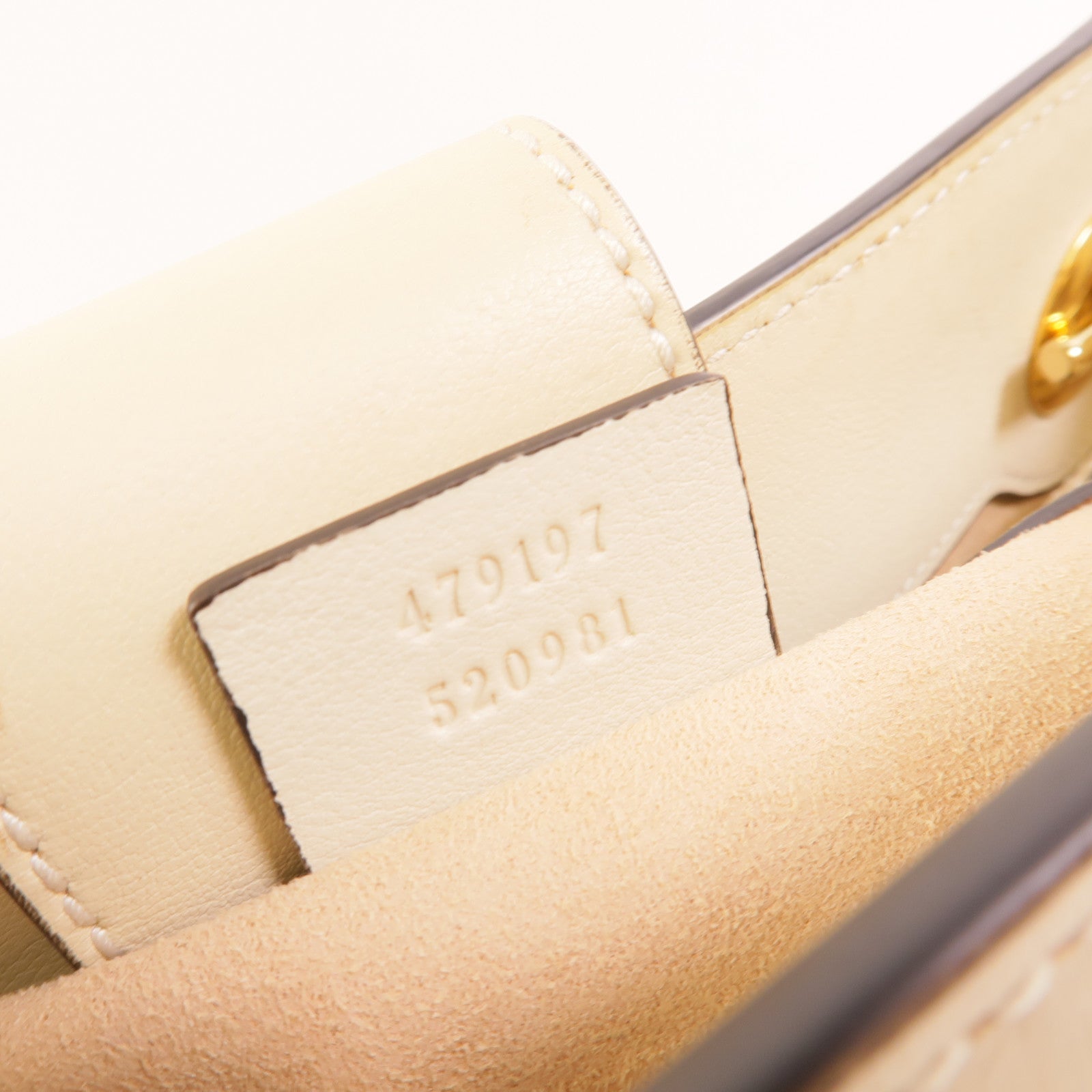 GUCCI 塗層帆布Padlock GG金扣肩背袋