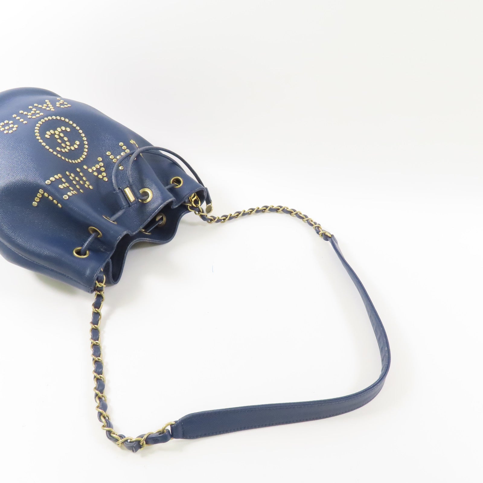 CHANEL 【激減優惠】牛皮皮革Chain Shoulder Bag金扣鏈帶肩背袋