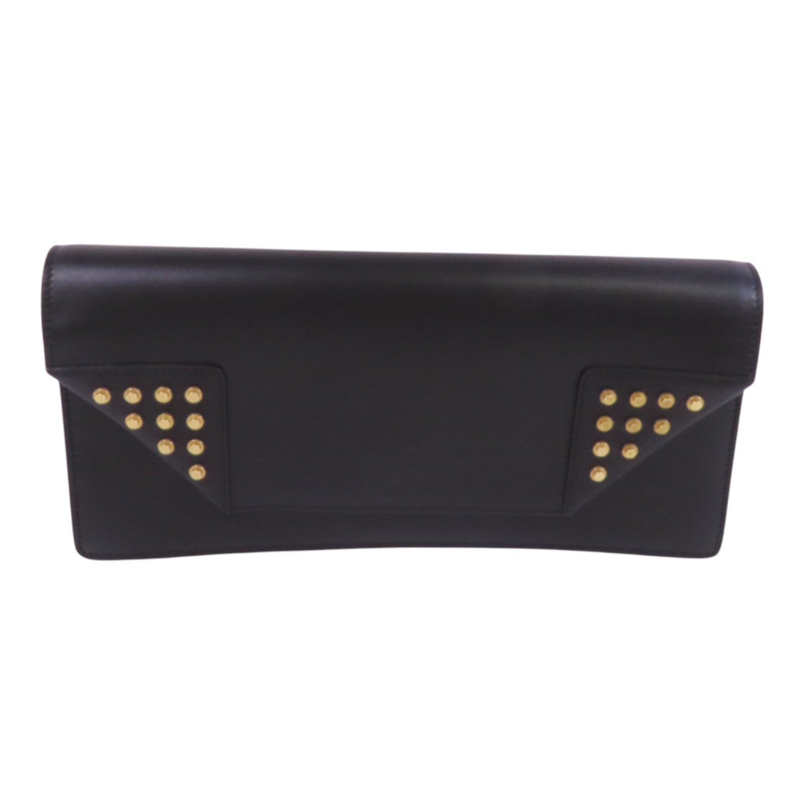 SAINT LAURENT 【激減優惠】牛皮皮革Clutch Bag金扣手拿包