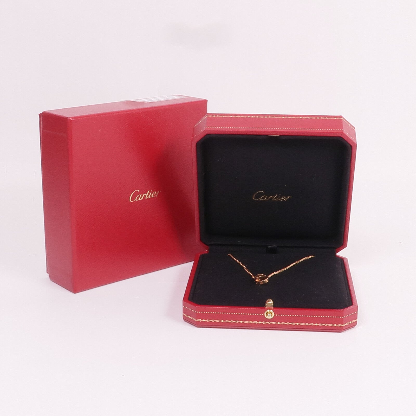 CARTIER 18K玫瑰金Love Pendant項鍊
