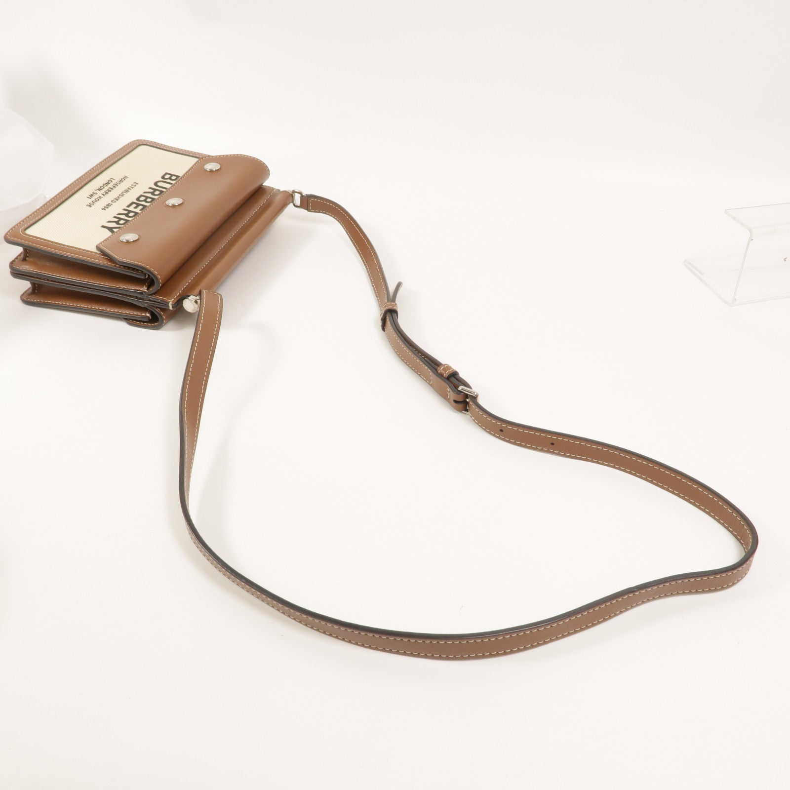 BURBERRY 帆布Shoulder Bag肩背袋