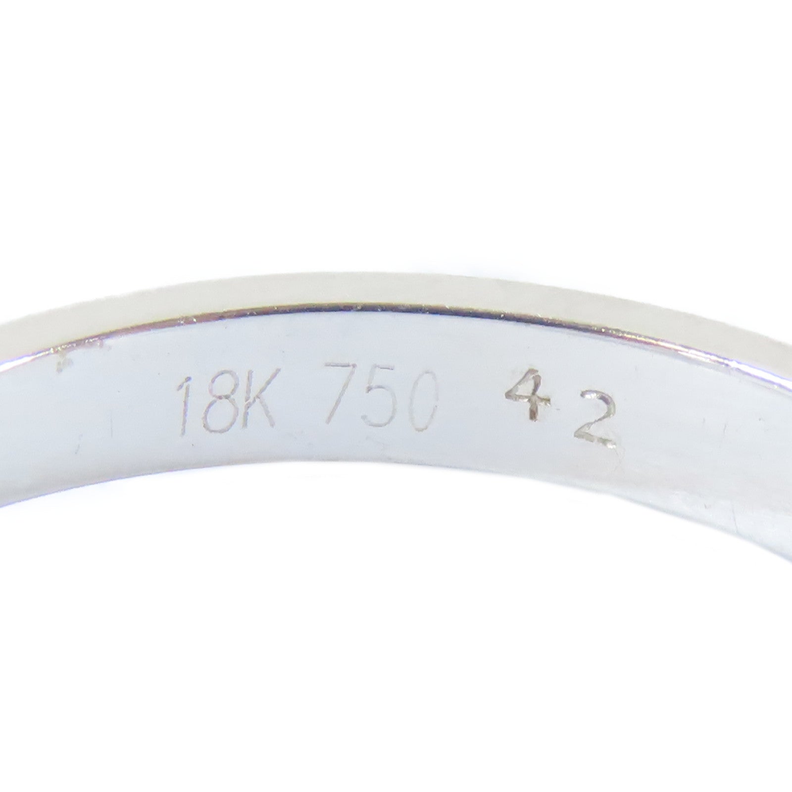 JEWELRY 【激減優惠】18K白金Diamond Ring0.42ct鑽石戒指US#6
