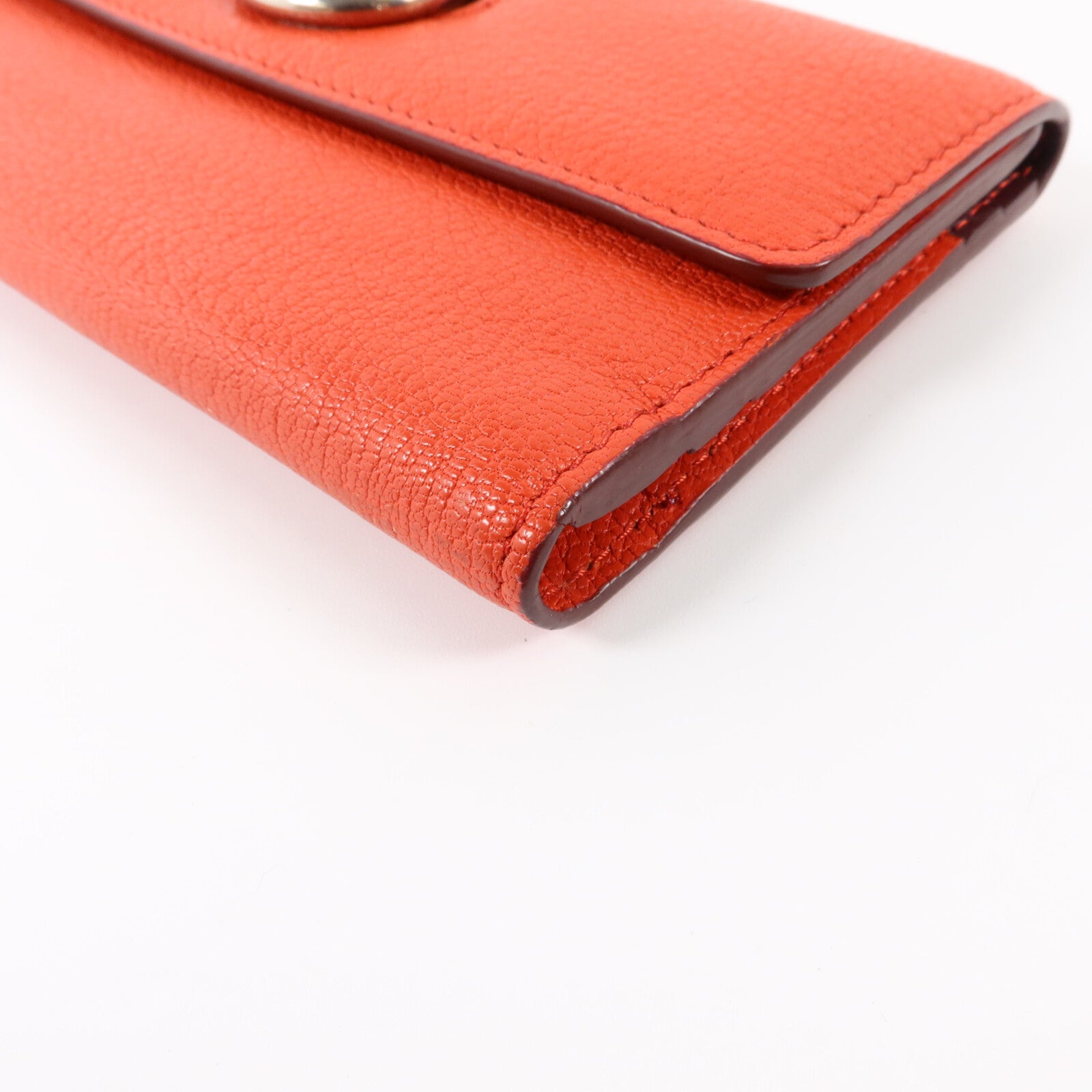 BURBERRY 牛皮皮革D-Ring Long Wallet長錢包