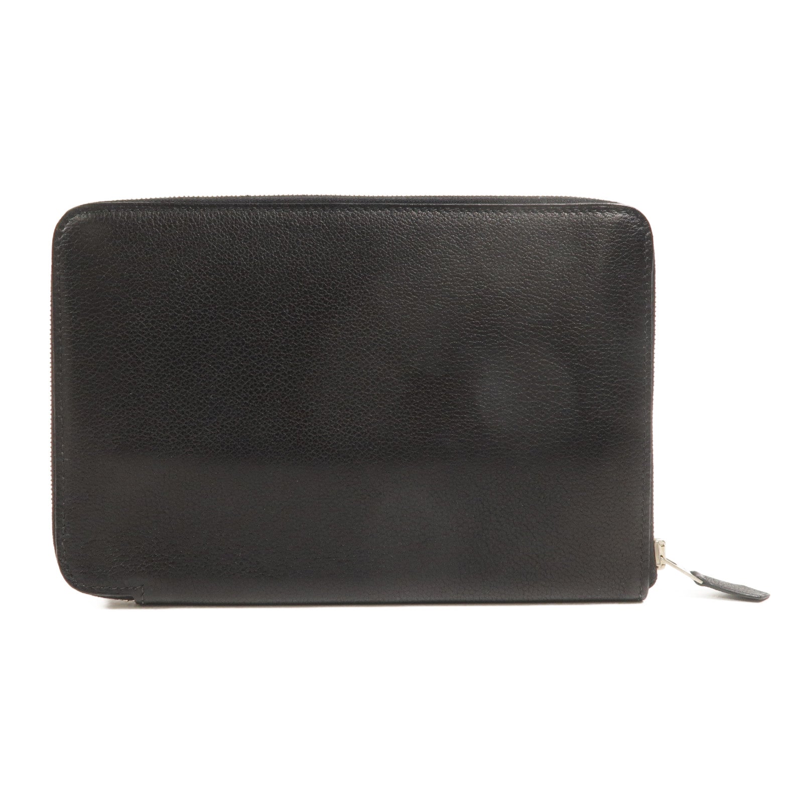 HERMES Evercolor皮革Azap Combined Long Wallet長錢包Noir