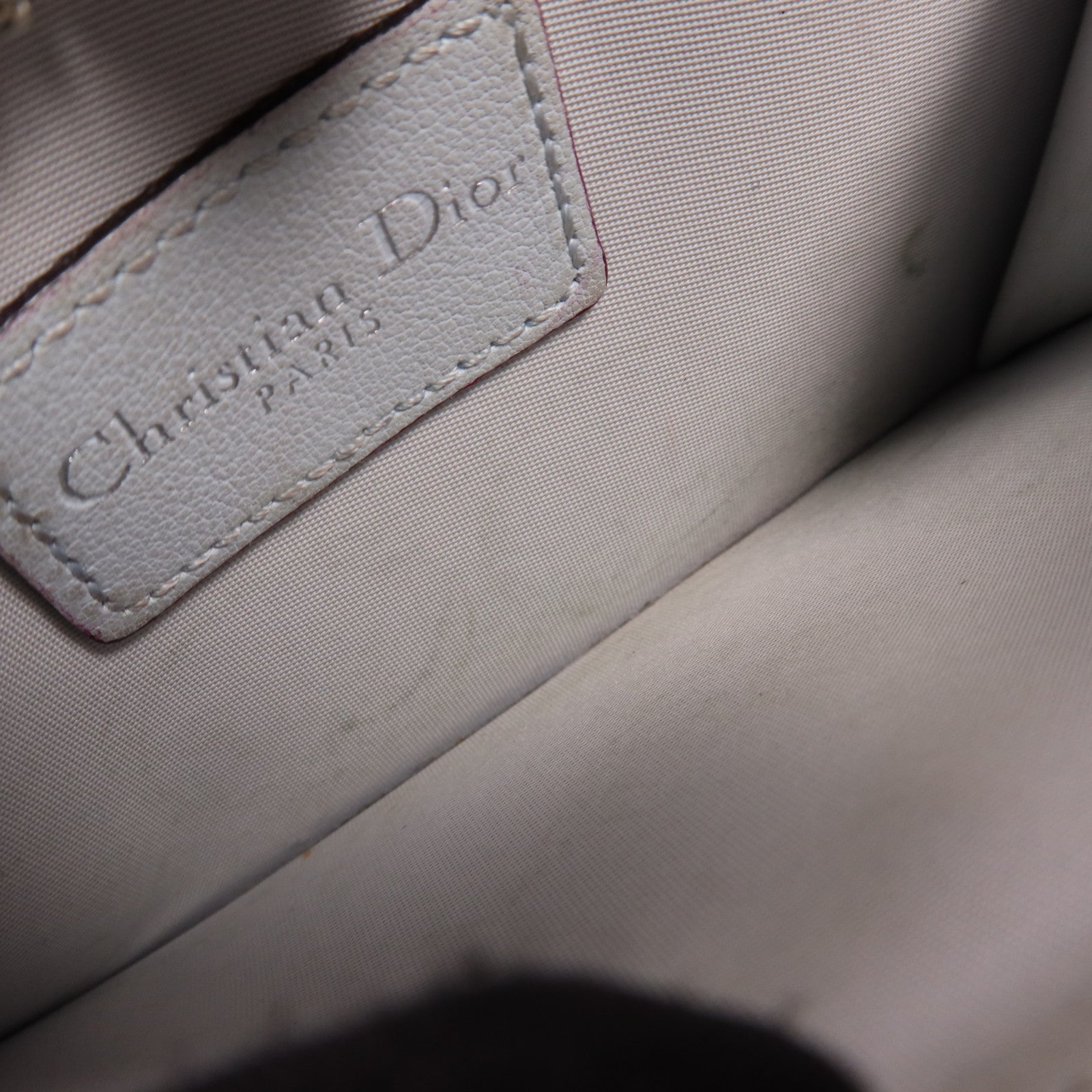 Dior 牛皮皮革Card Case銀扣卡片套