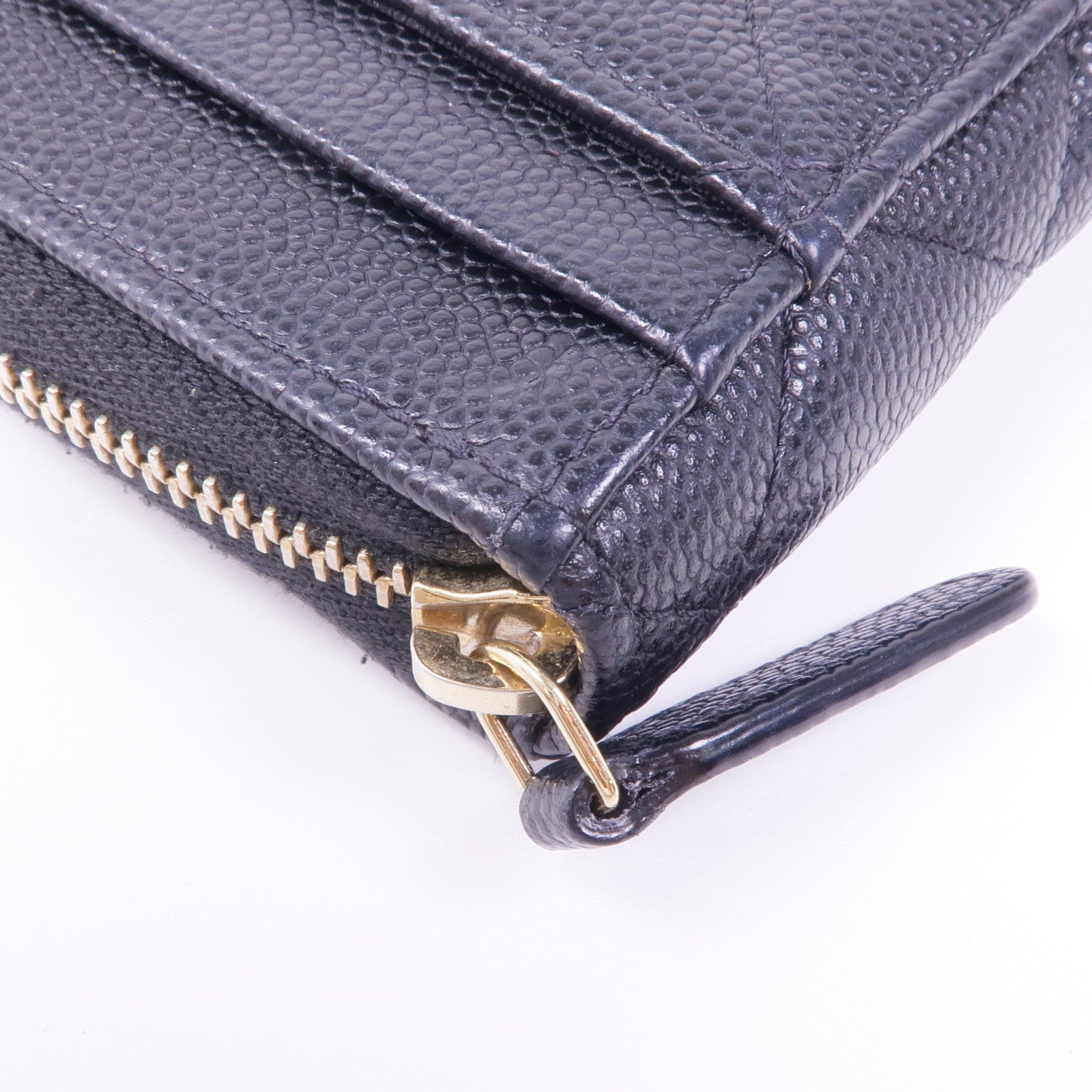 CHANEL 牛皮皮革Card/Coin Case金扣零錢包/卡片套