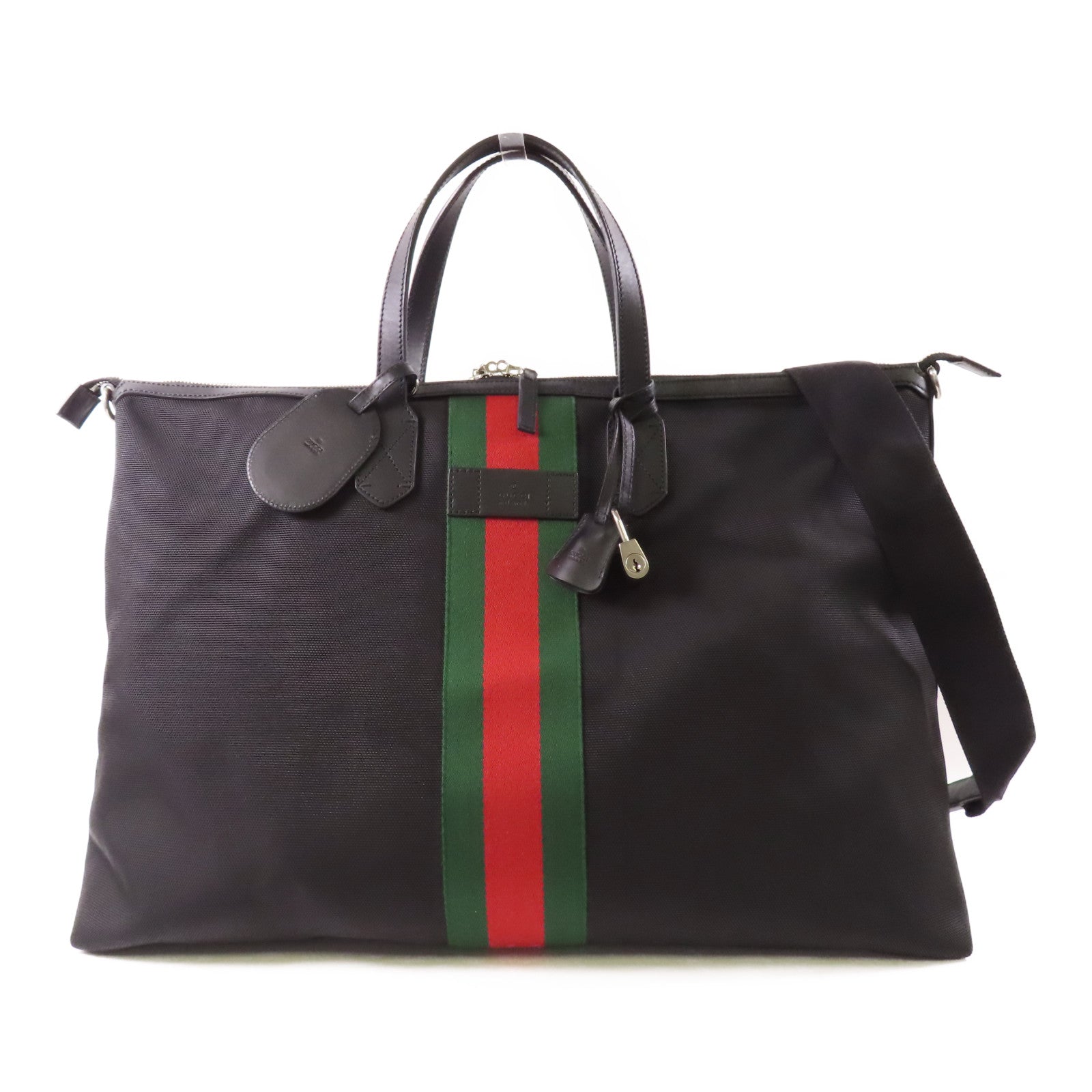GUCCI 帆布2 Way Shoulder Duffle Bag手挽肩背兩用袋
