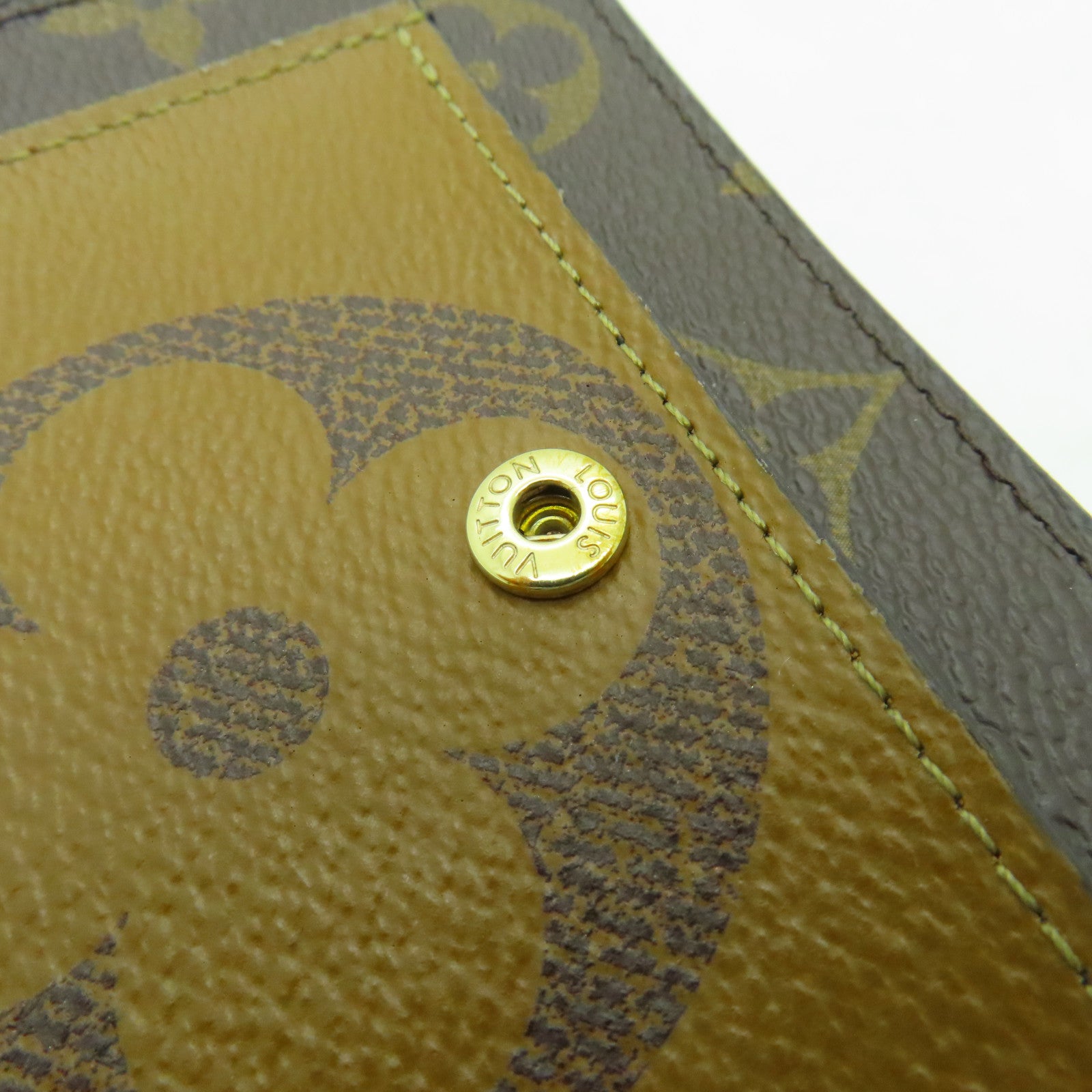 LOUIS VUITTON 【激減優惠】Monogram Juliette Wallet金扣錢包棕色