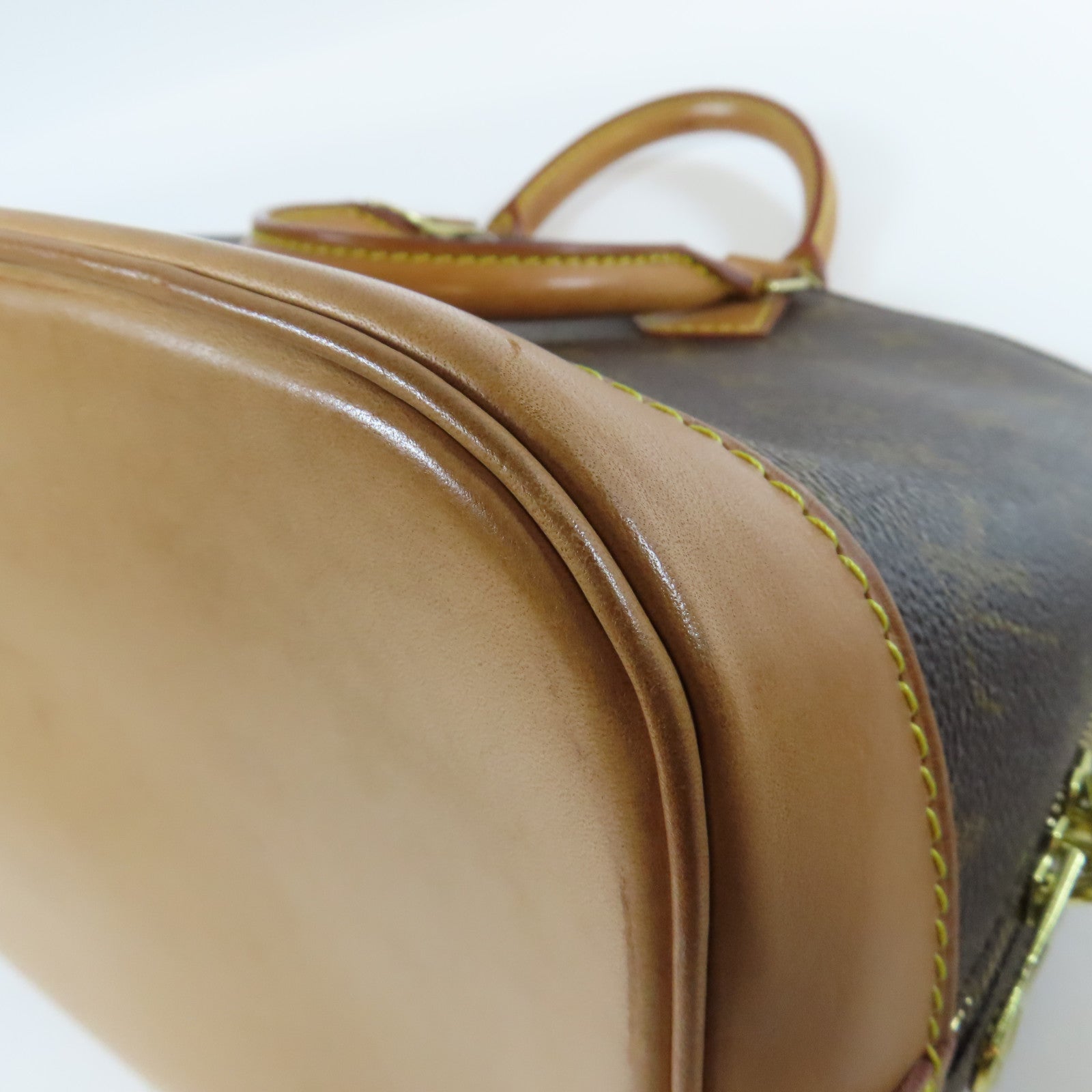 LOUIS VUITTON 【激減優惠】Monogram Alma金扣手挽袋啡色