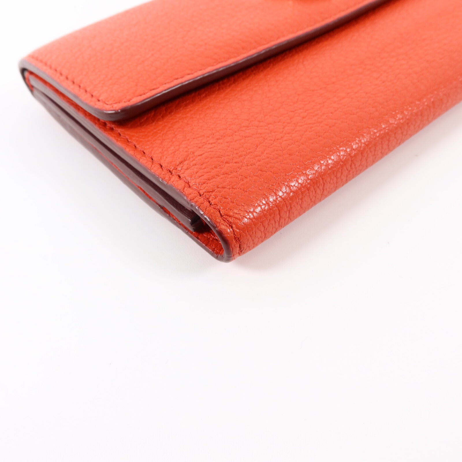 BURBERRY 牛皮皮革D-Ring Long Wallet長錢包