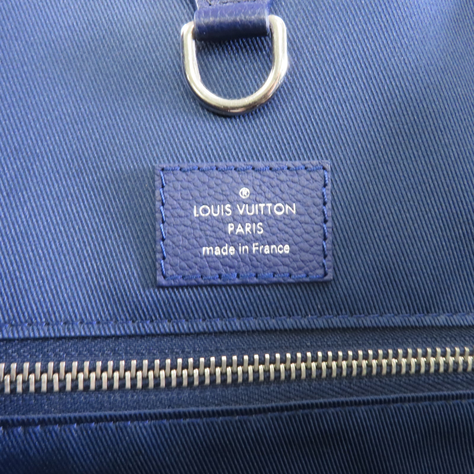 LOUIS VUITTON Monogram Bandana Tote Journey銀扣手挽袋藍色