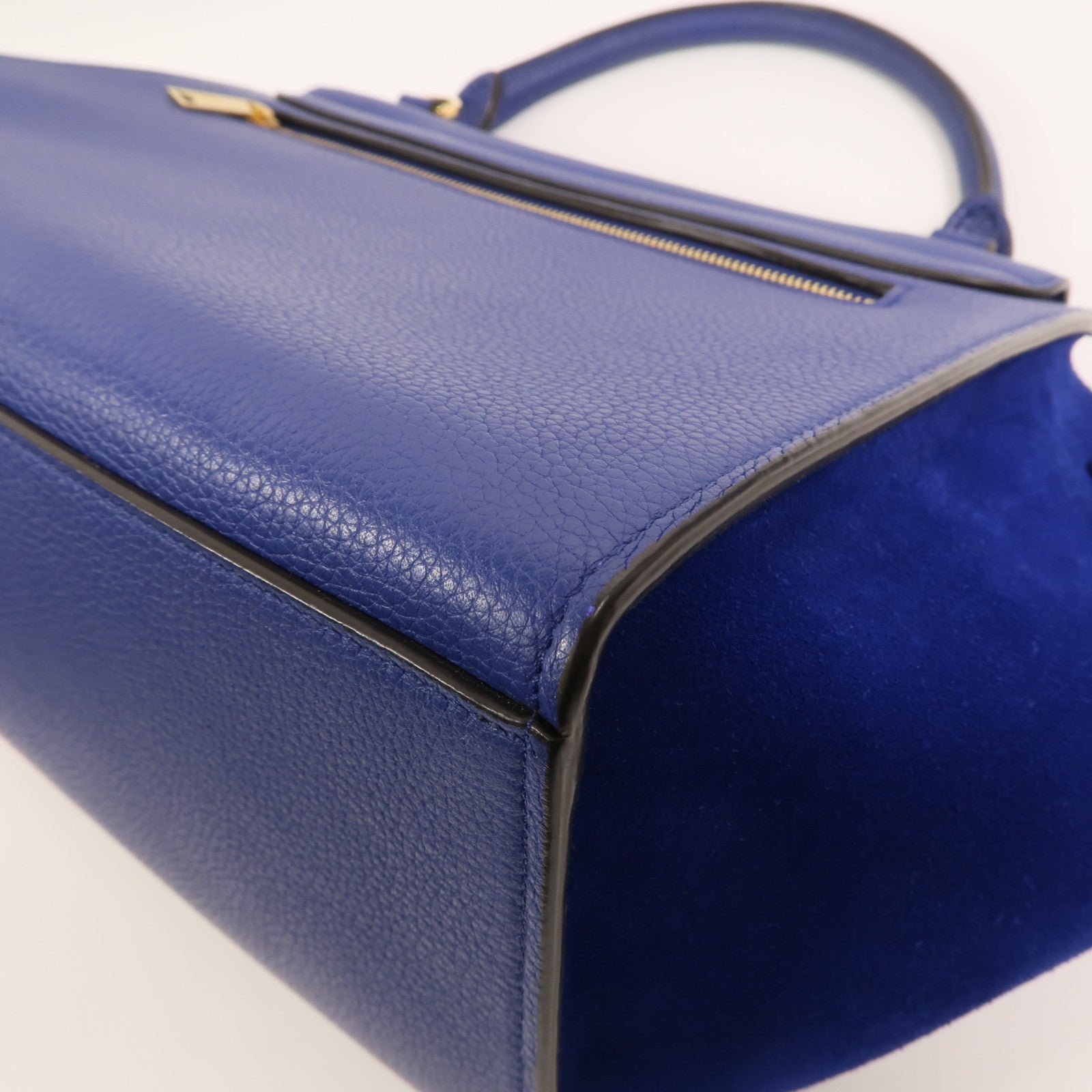 CELINE 牛皮皮革Trapeze手挽肩背兩用袋