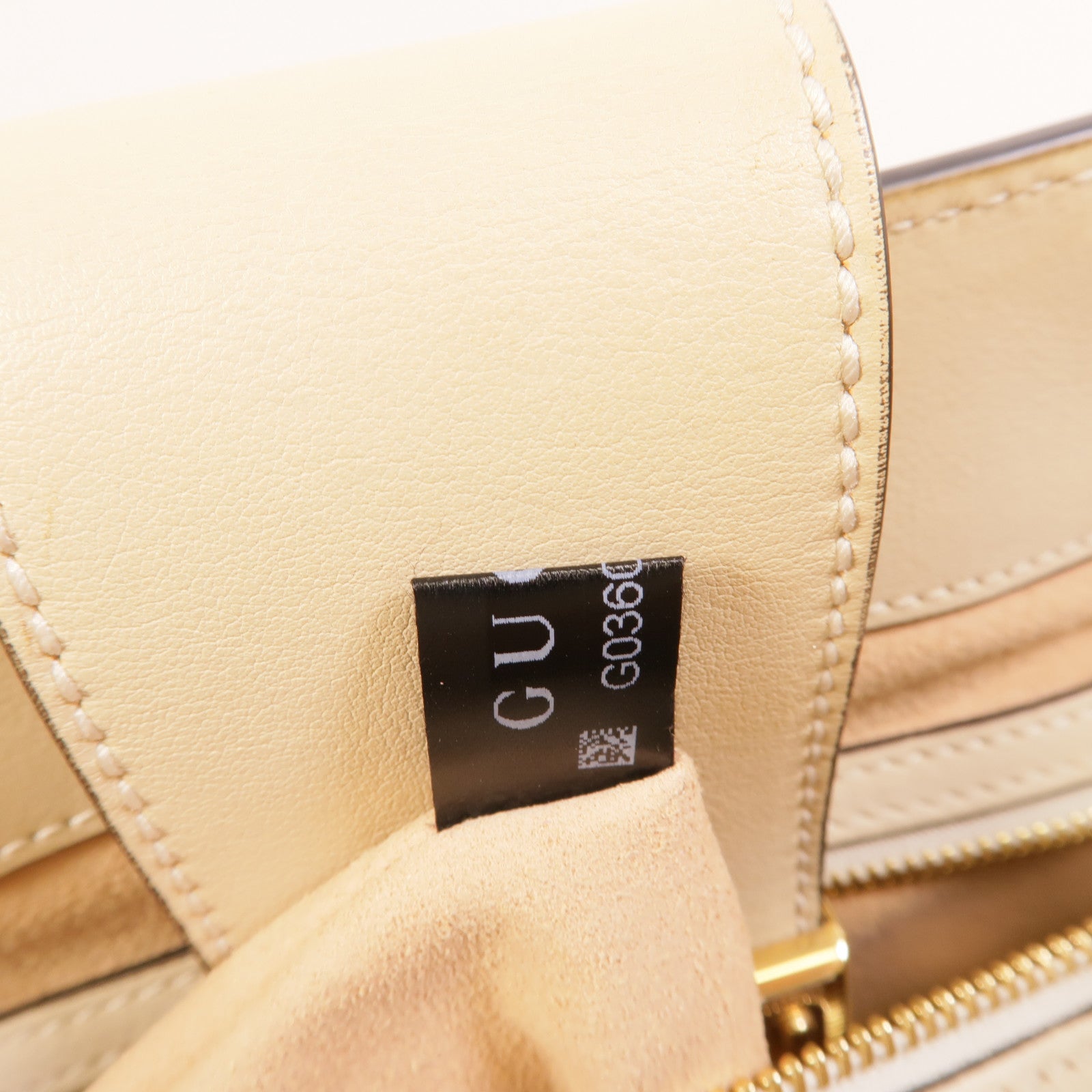 GUCCI 塗層帆布Padlock GG金扣肩背袋