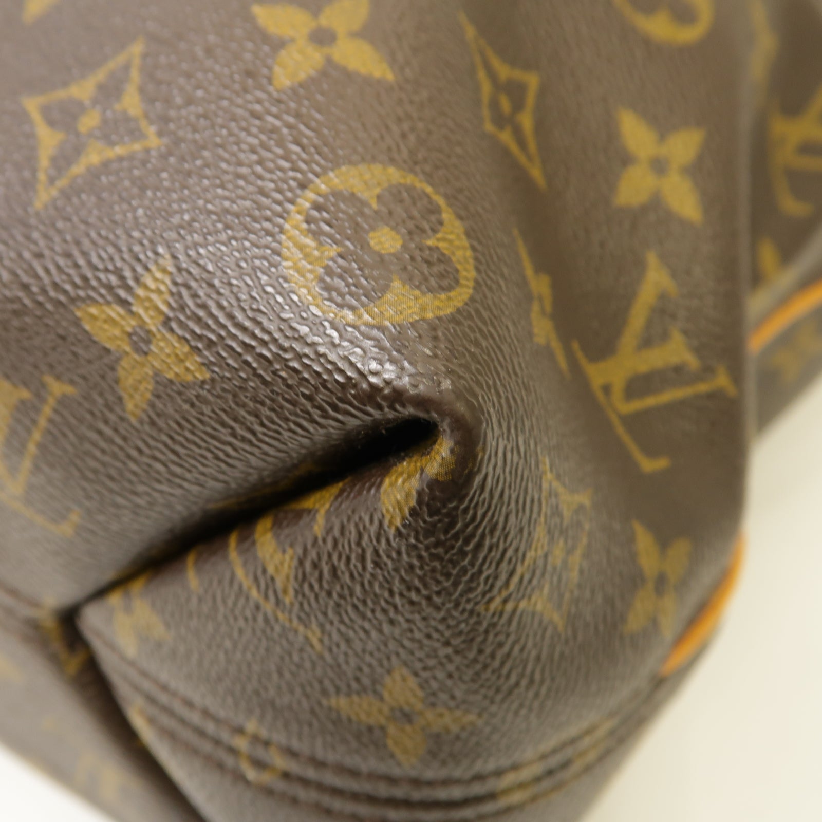 LOUIS VUITTON 【激減優惠】Monogram Sully MM金扣肩背袋啡色
