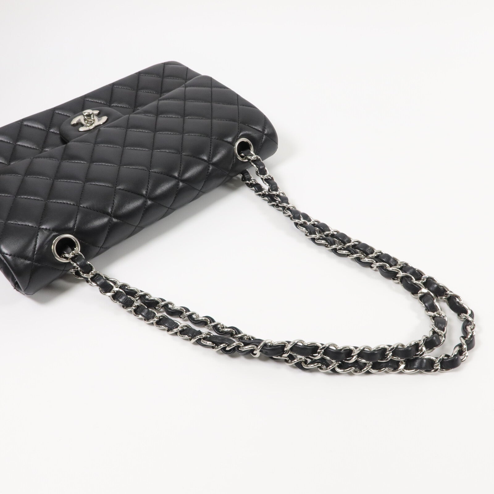 CHANEL 羊皮皮革Classic 25鏈帶肩背袋