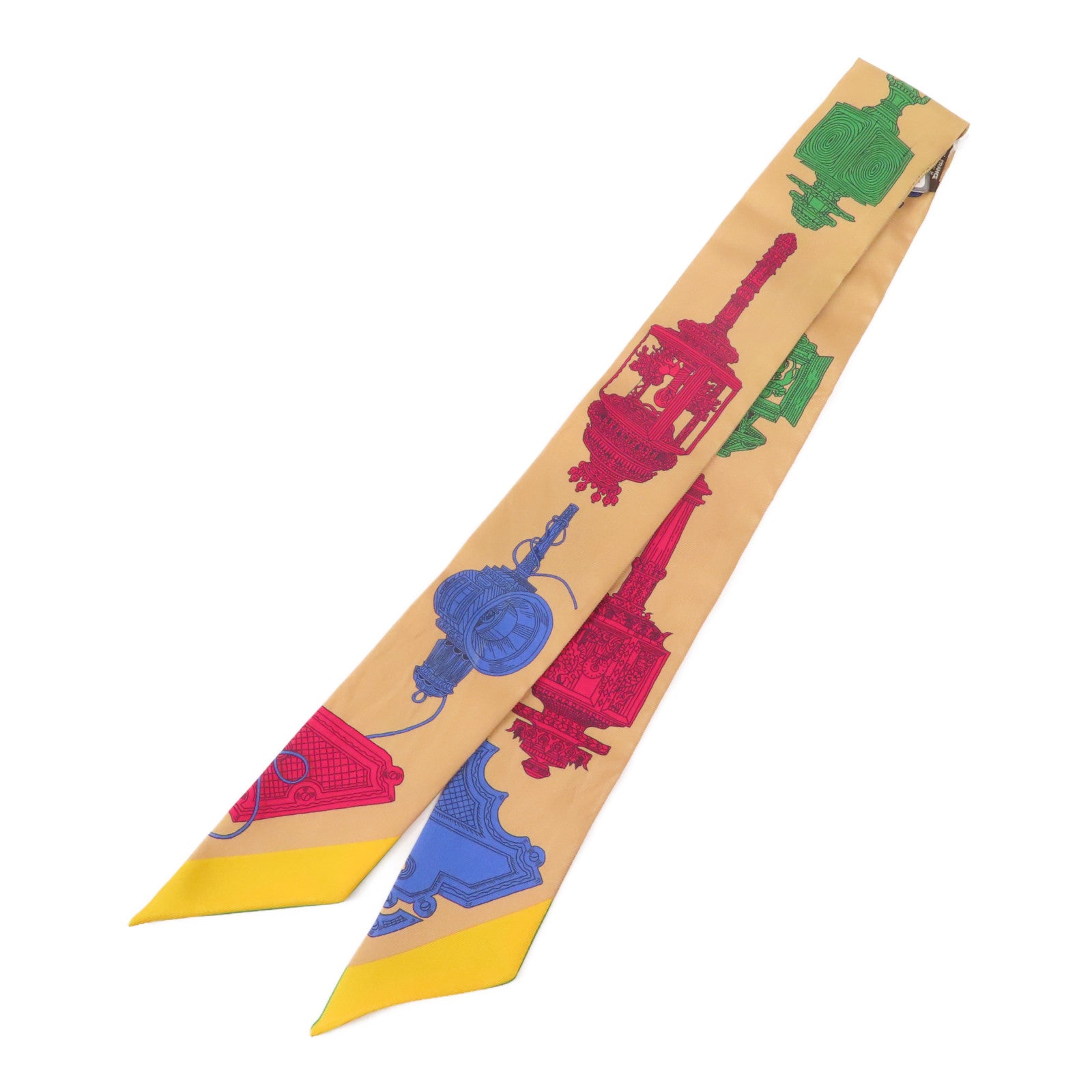 HERMES 絲質Twilly絲巾