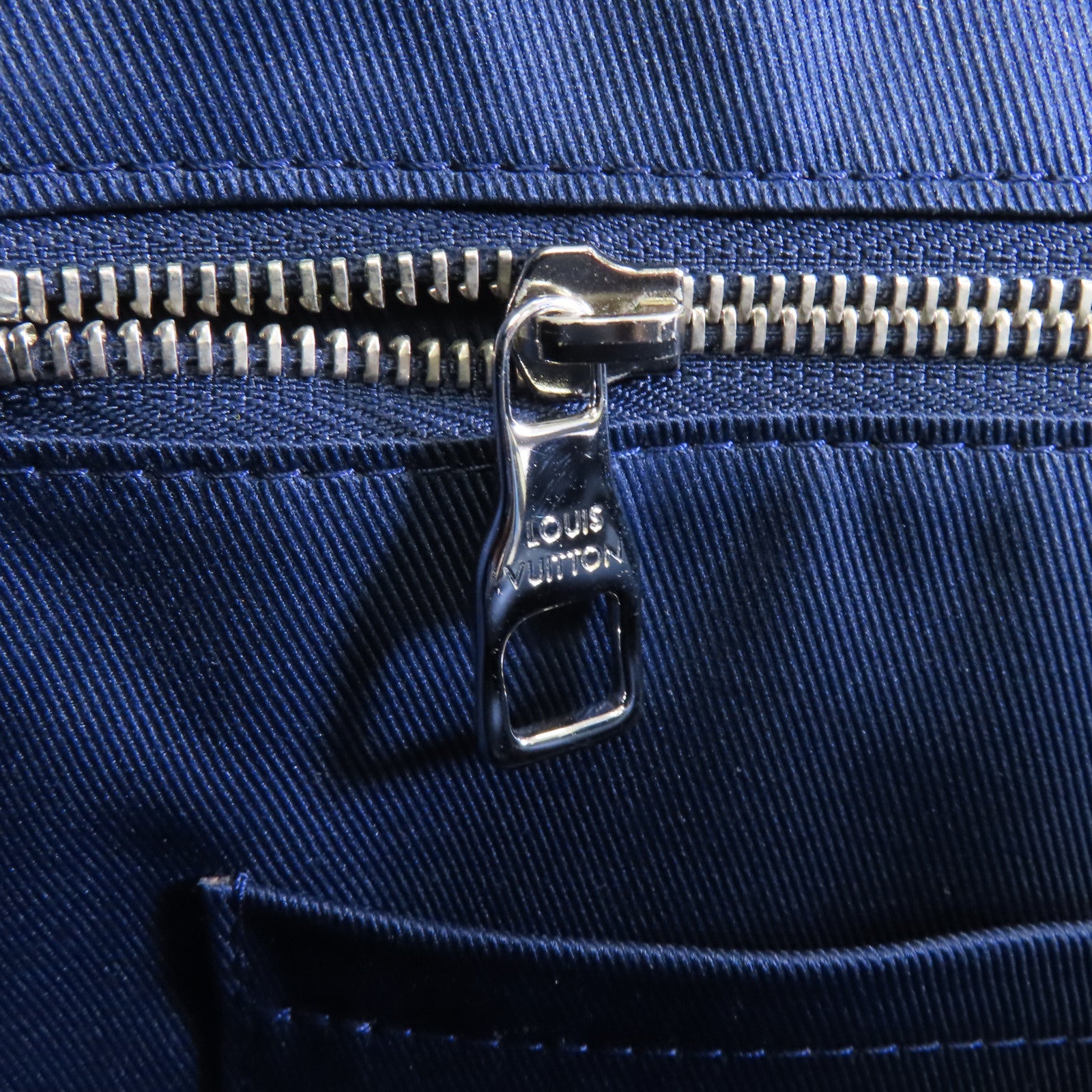 LOUIS VUITTON Monogram Bandana Tote Journey銀扣手挽袋藍色