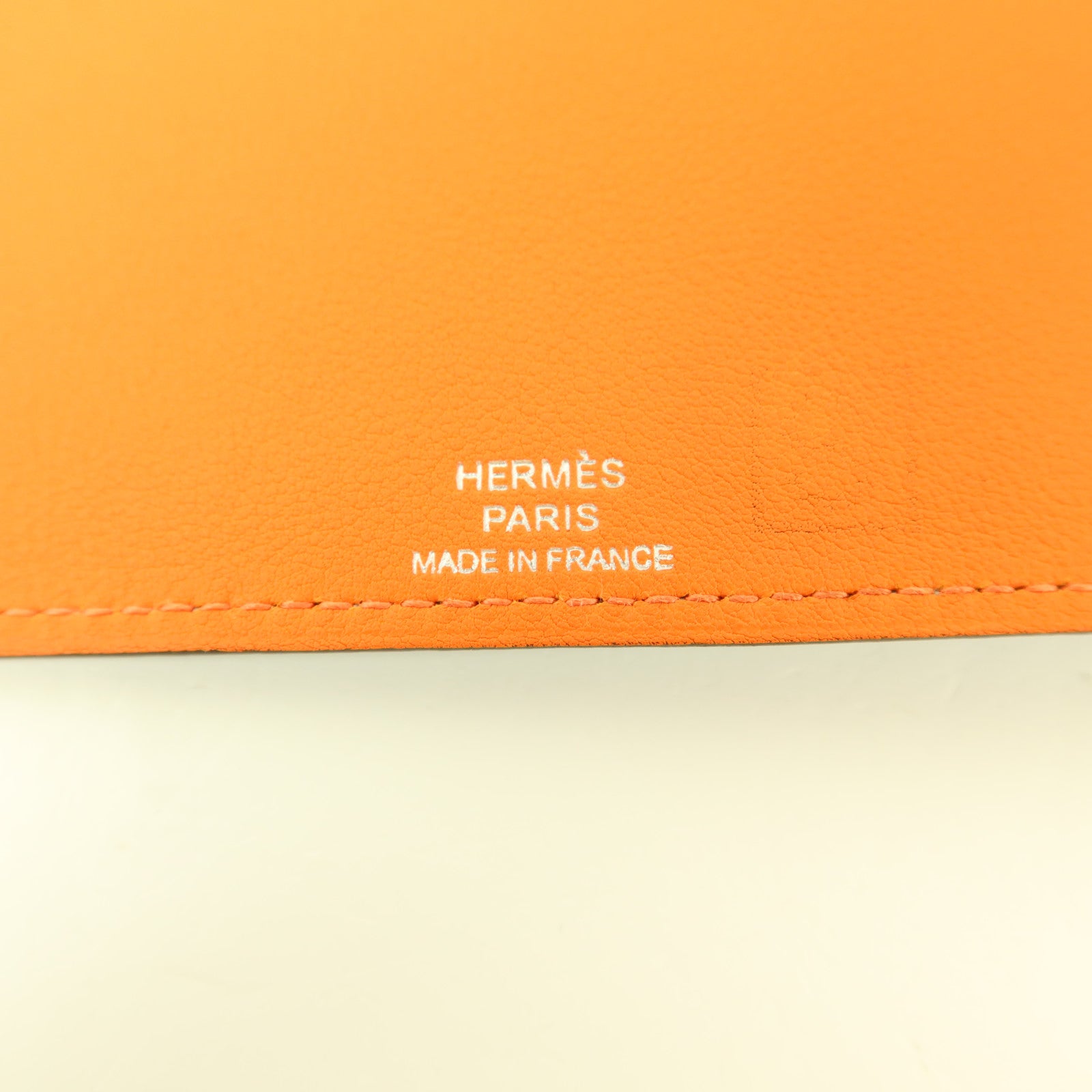 HERMES Swift皮革Notebook Cover銀扣筆記本套Bleu Atoll