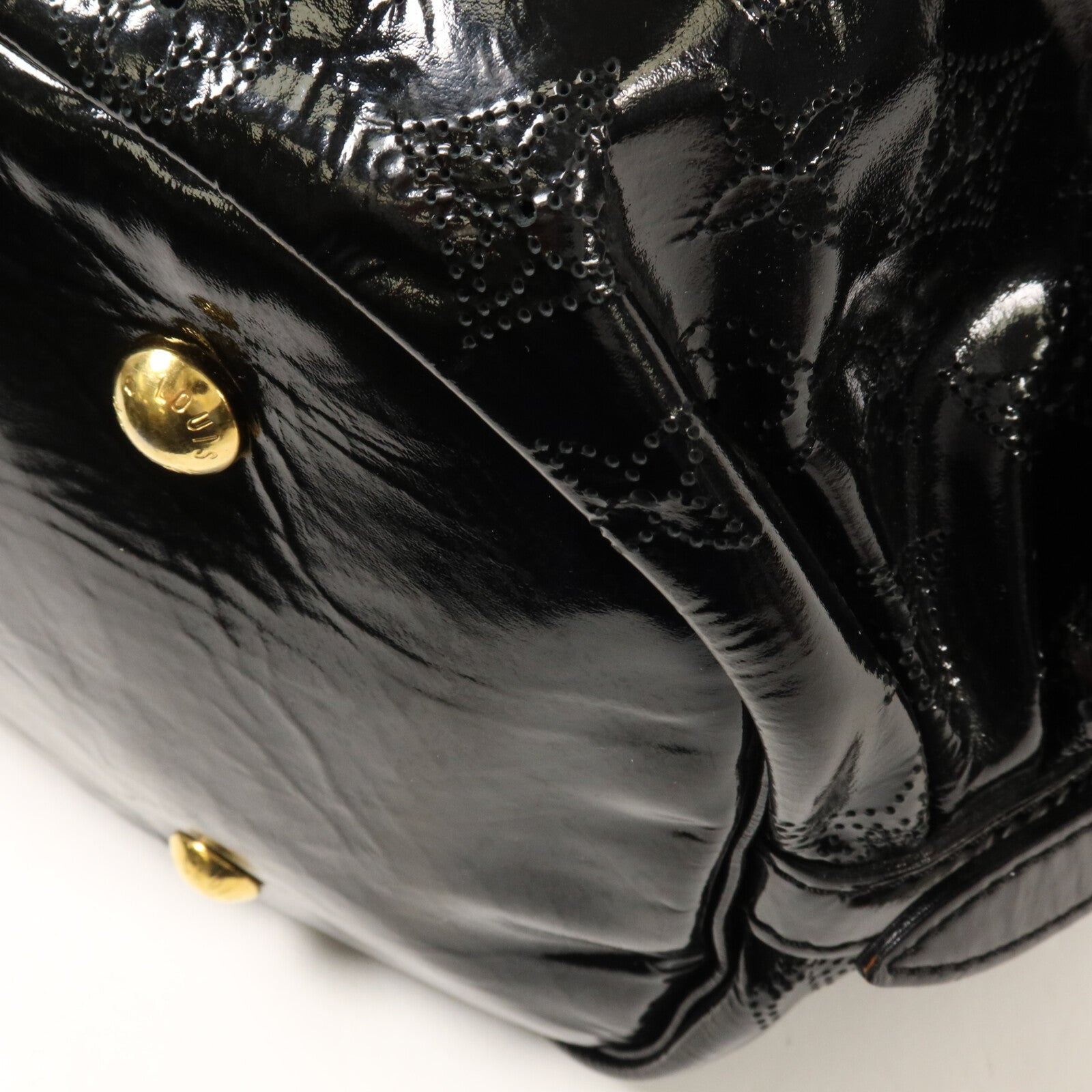 LOUIS VUITTON Mahina/漆皮皮革Surya L手挽袋