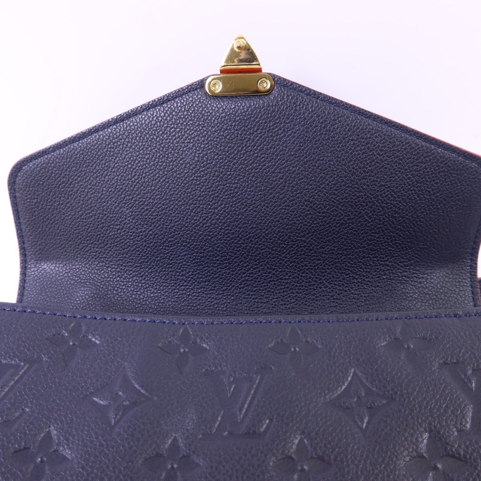 LOUIS VUITTON Monogram Empreinte Pochette Metis金扣手挽肩背兩用袋