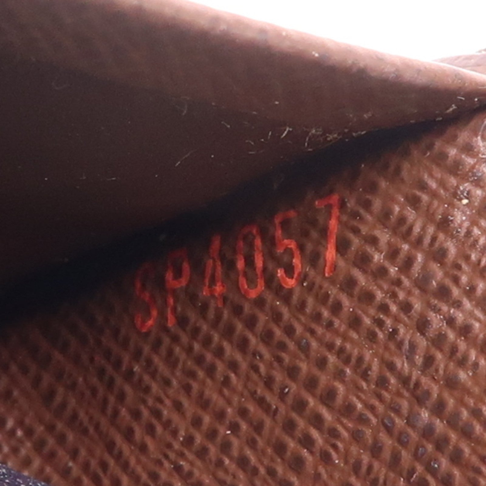 LOUIS VUITTON Damier Portefeuille Brazza金扣長錢包