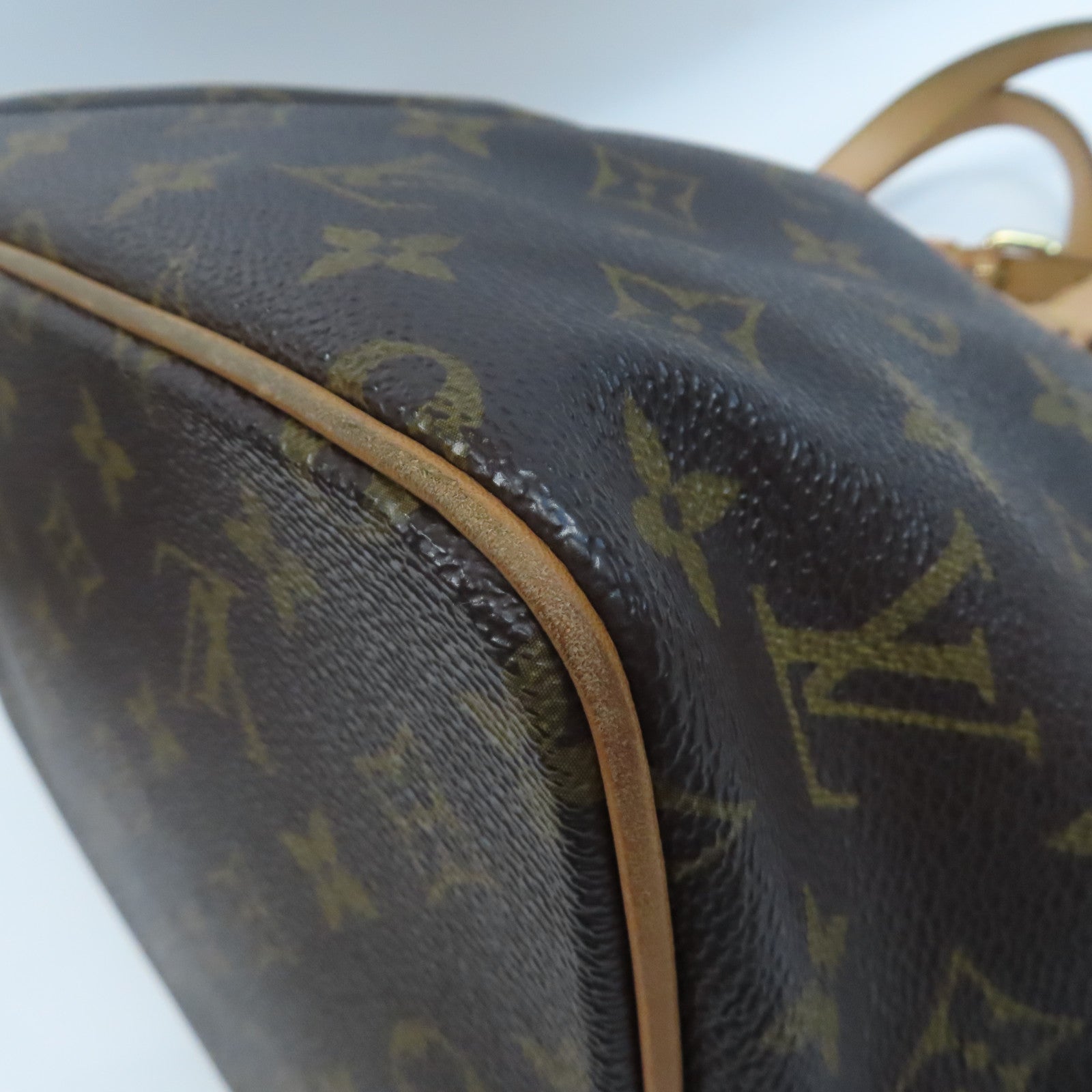 LOUIS VUITTON Monogram Palerma PM金扣手挽肩背兩用袋啡色