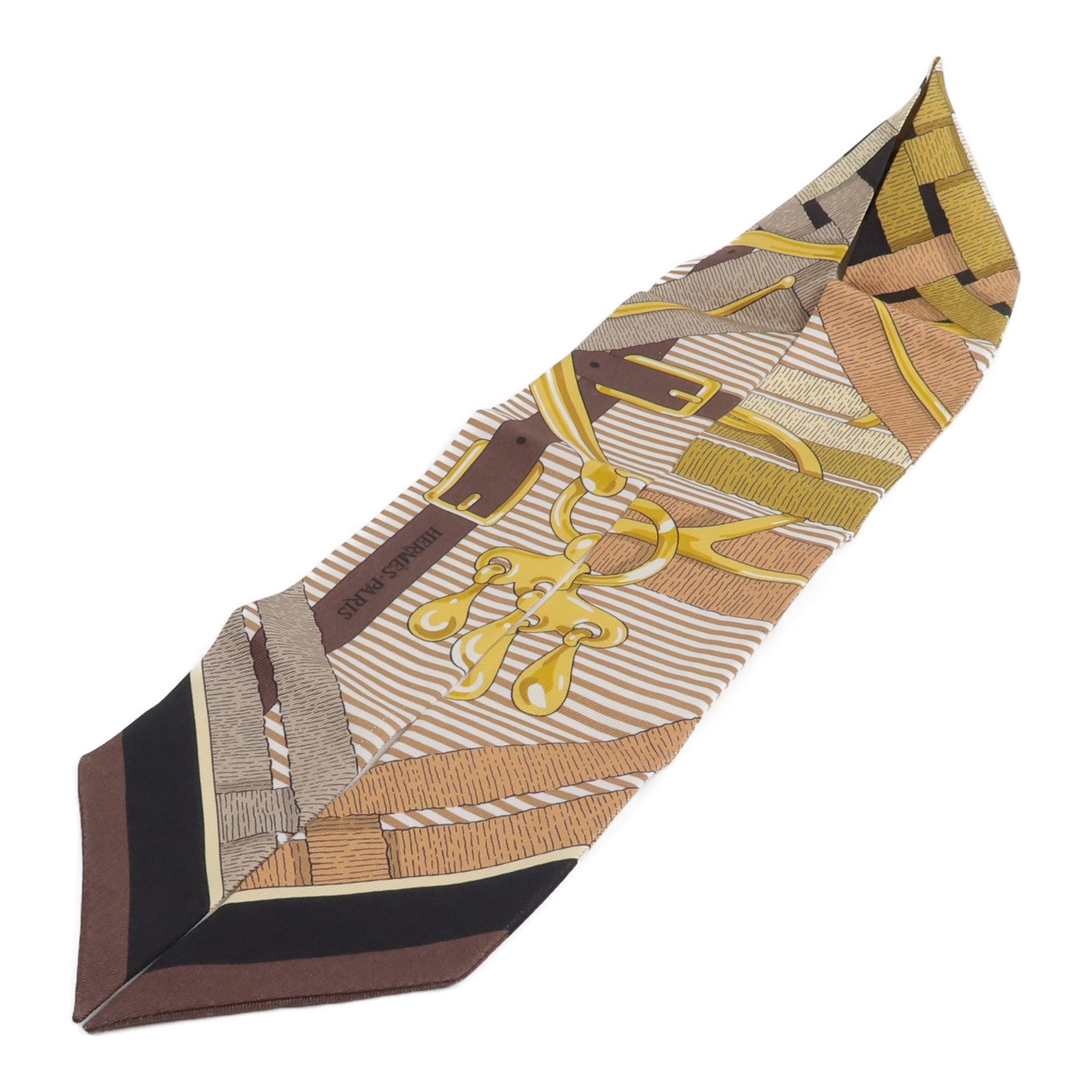 HERMES 絲質Twilly絲巾