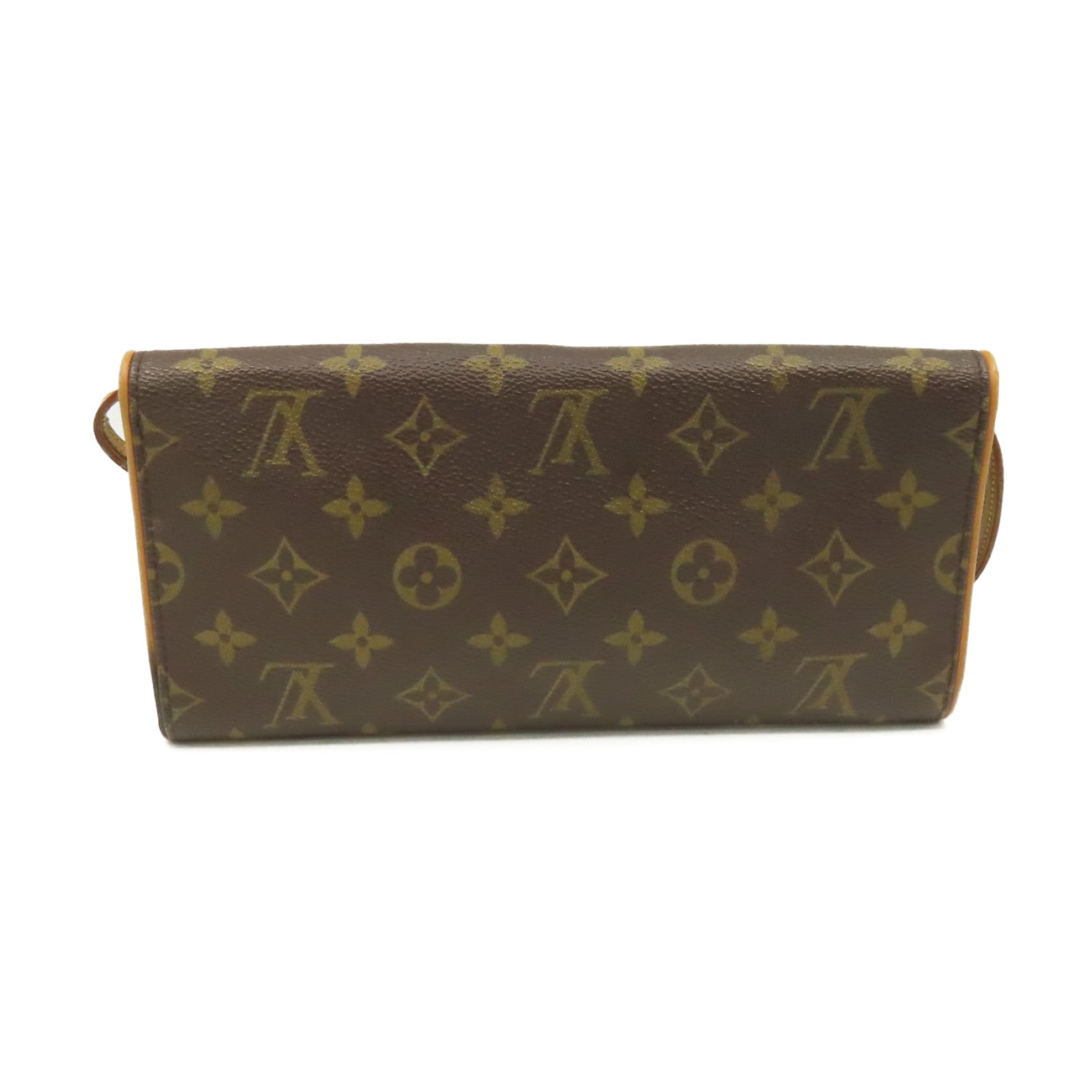 LOUIS VUITTON 【清倉大減價】Monogram Pochette Twin GM Shoulder Bag金扣肩背袋啡色
