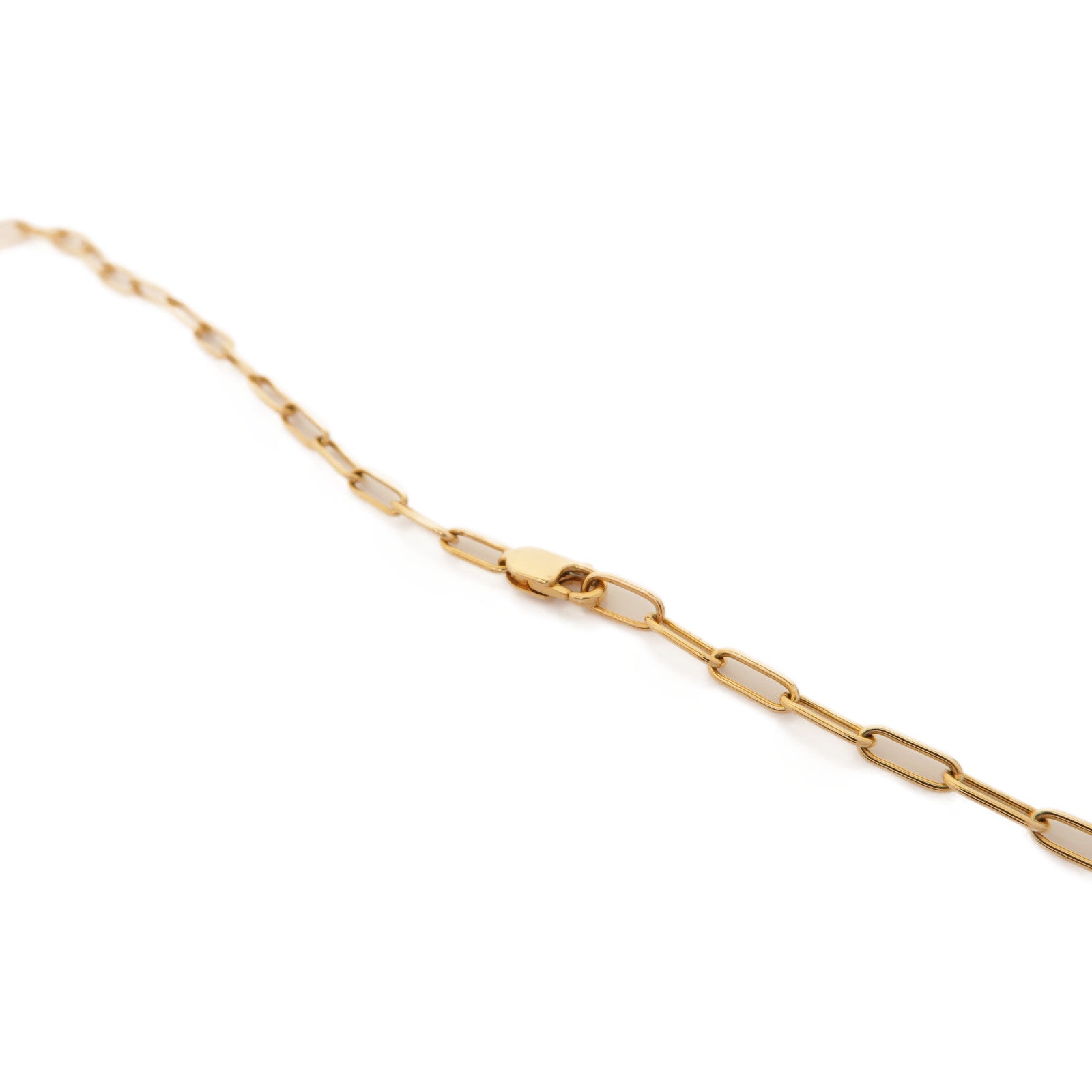 TIFFANY＆CO 18K玫瑰金Lock Small Pendant項鍊金色/粉紅色