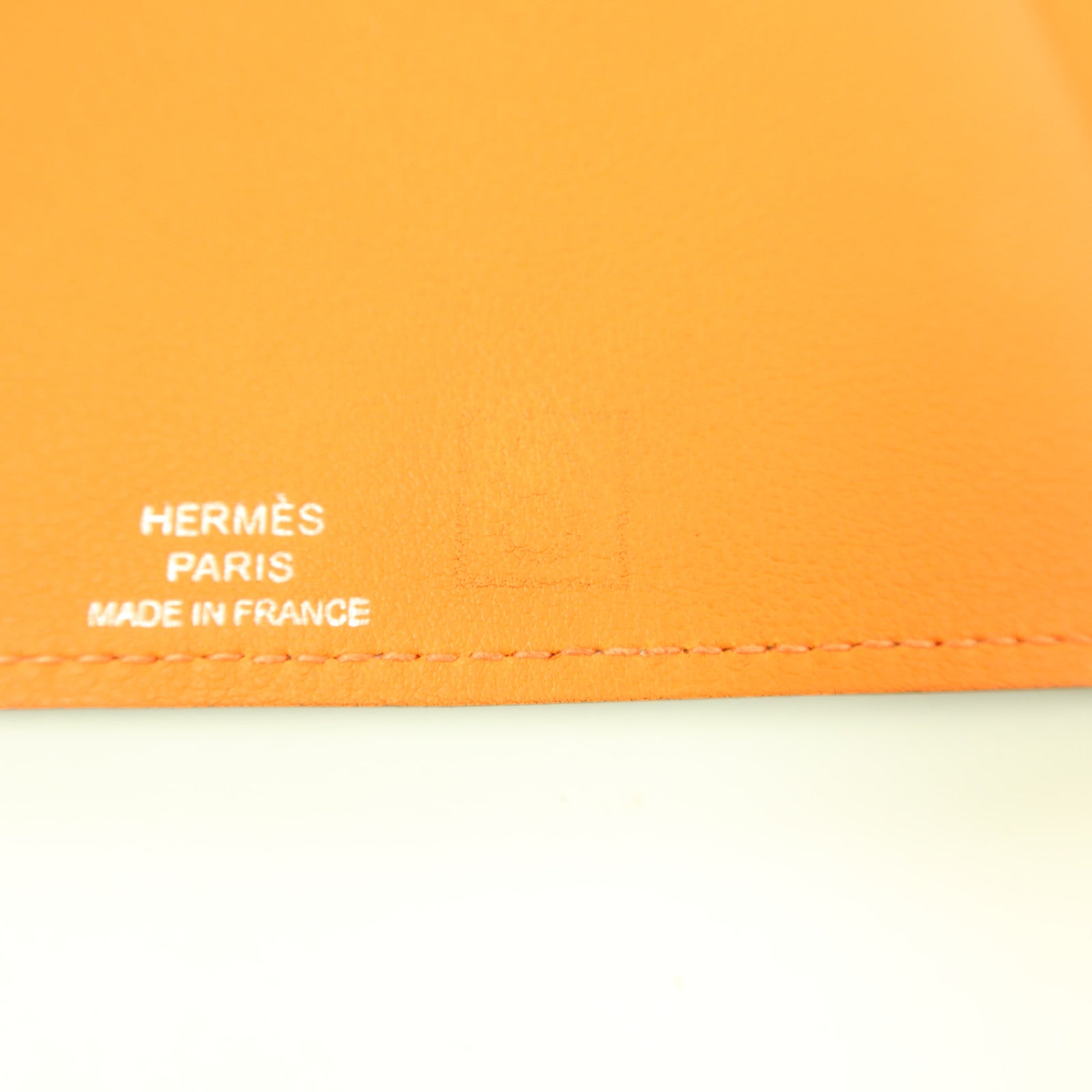 HERMES Swift皮革Notebook Cover銀扣筆記本套Bleu Atoll