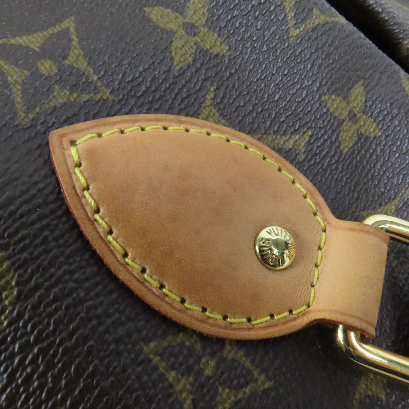 LOUIS VUITTON Monogram Palermo PM金扣手挽肩背兩用袋棕色