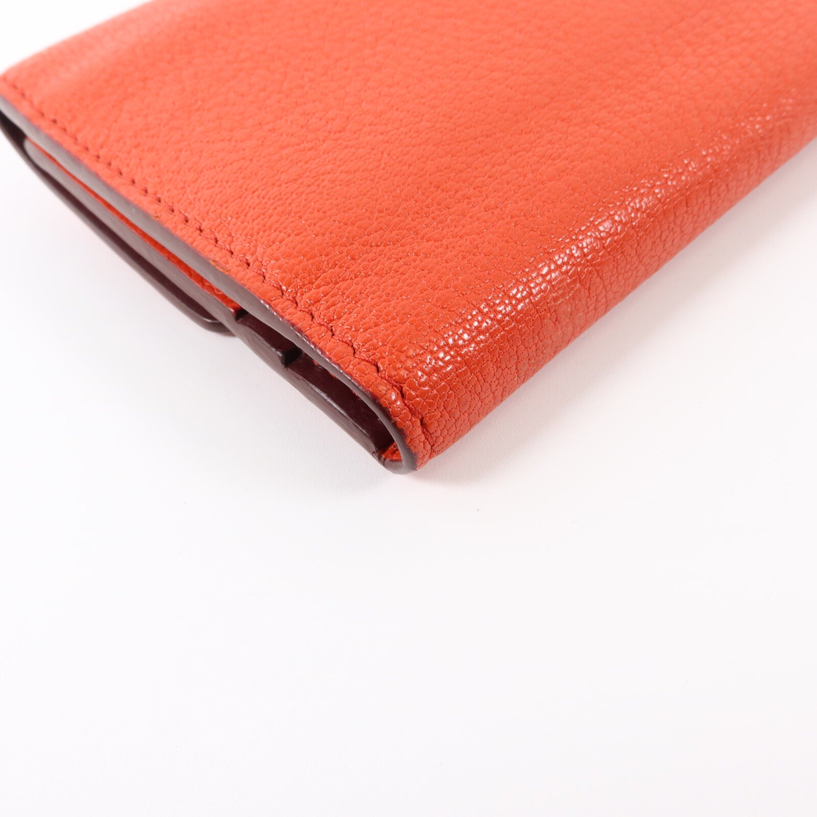 BURBERRY 牛皮皮革D-Ring Long Wallet長錢包