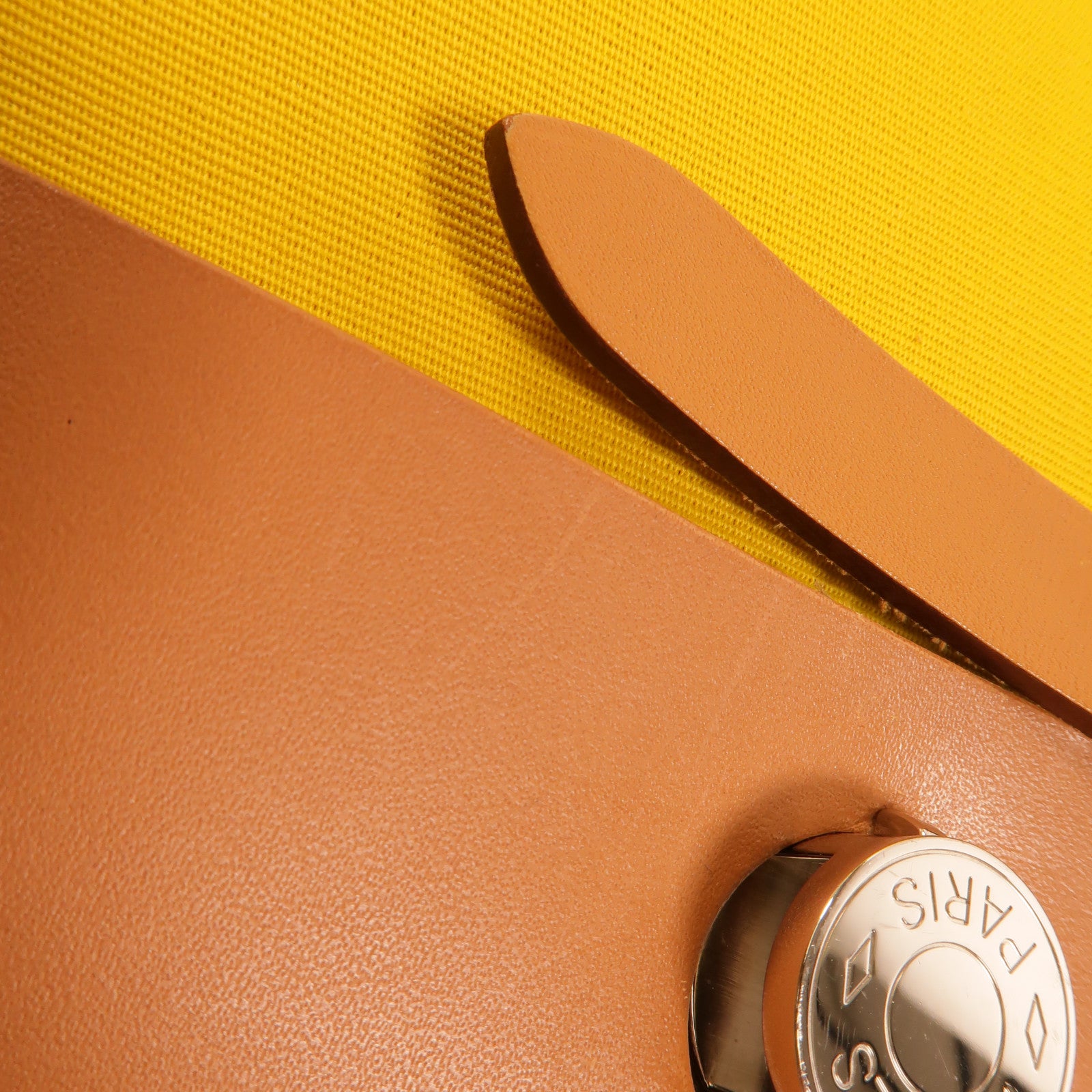 HERMES 帆布Herbag PM手挽肩背兩用袋Lime