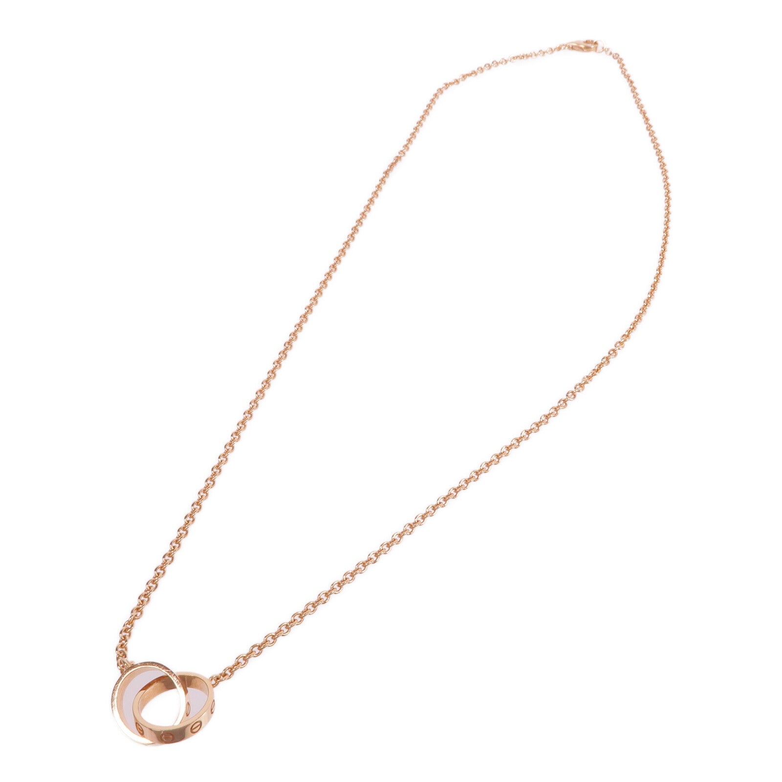 CARTIER 18K玫瑰金Love Pendant項鍊