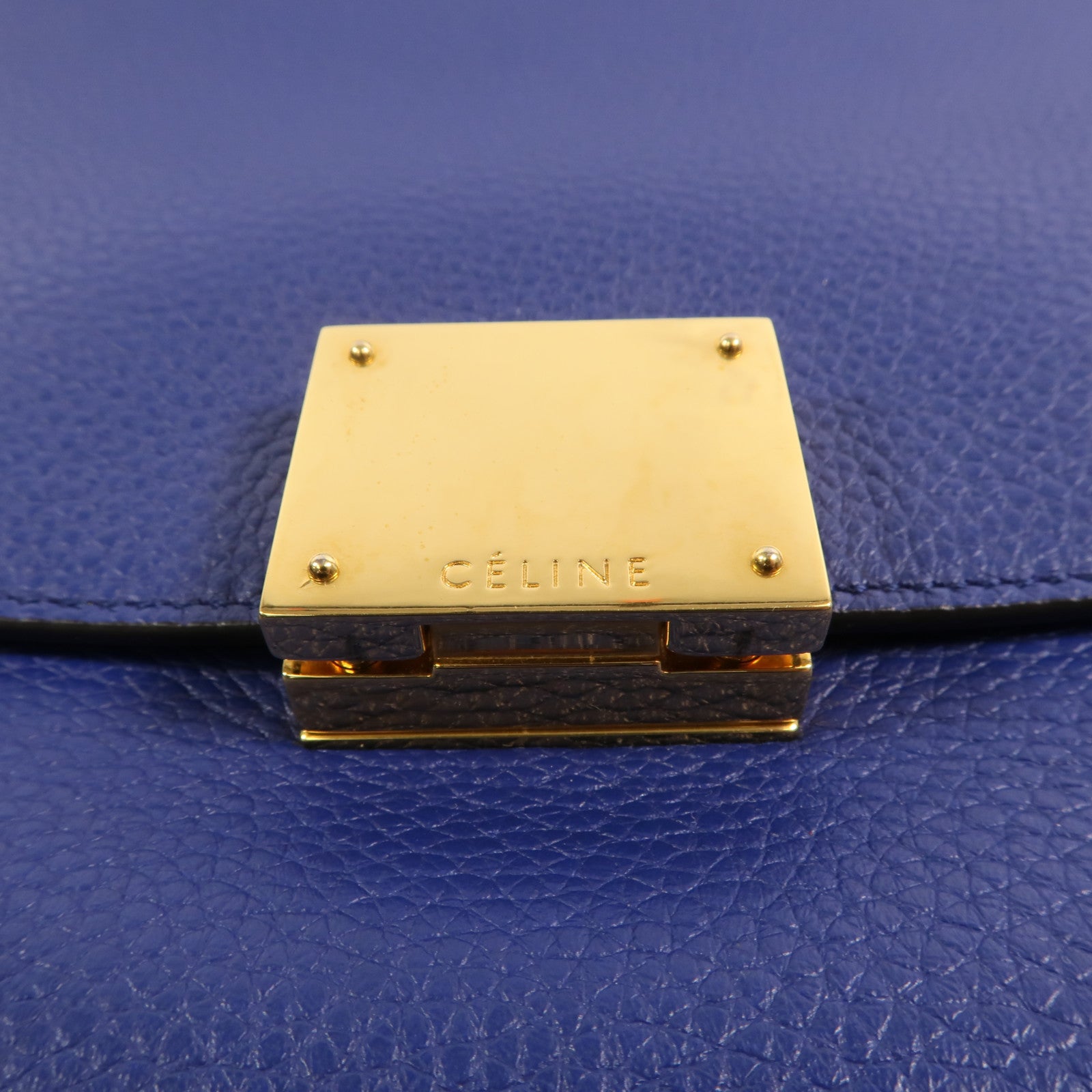 CELINE 牛皮皮革Trapeze手挽肩背兩用袋