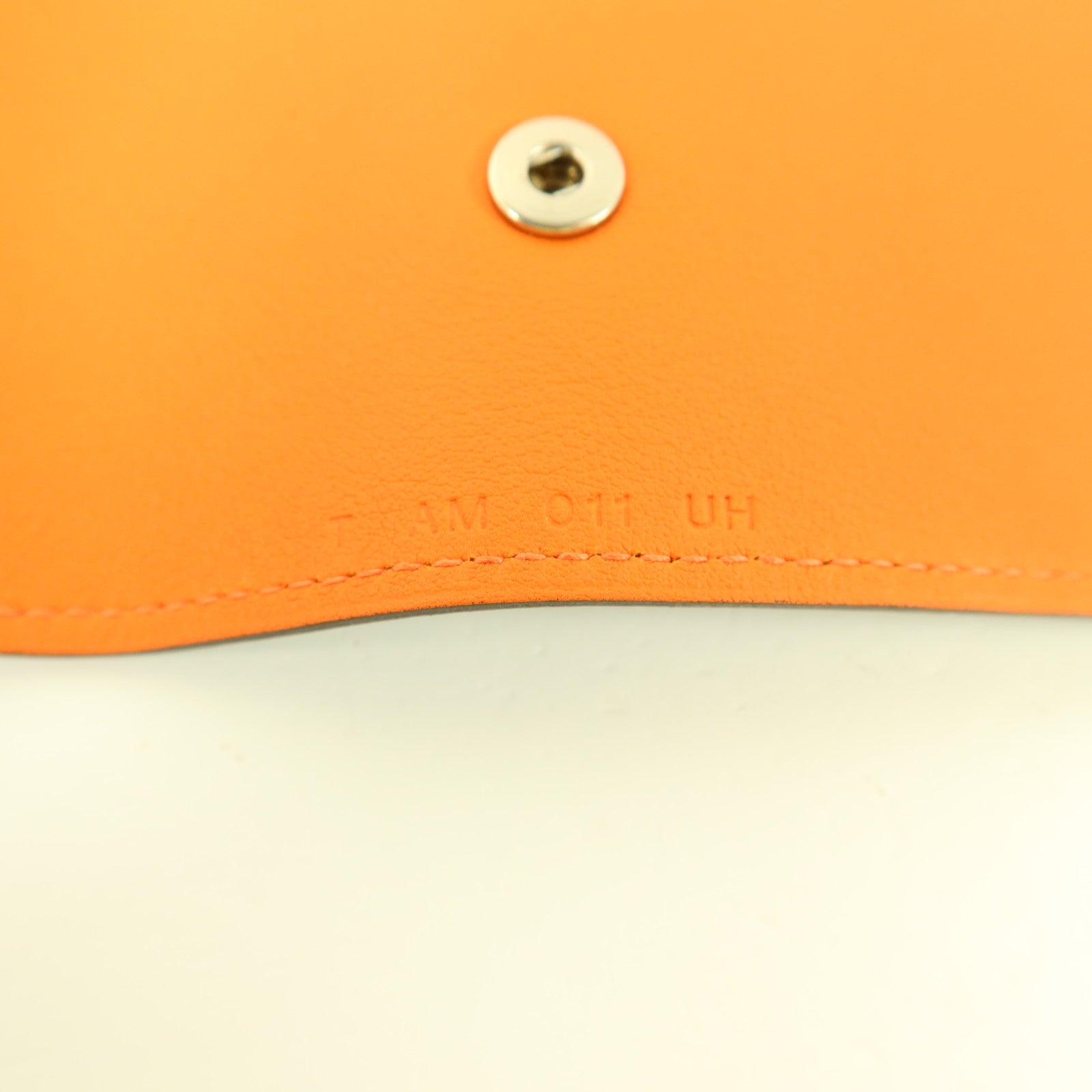HERMES Swift皮革Notebook Cover銀扣筆記本套Bleu Atoll