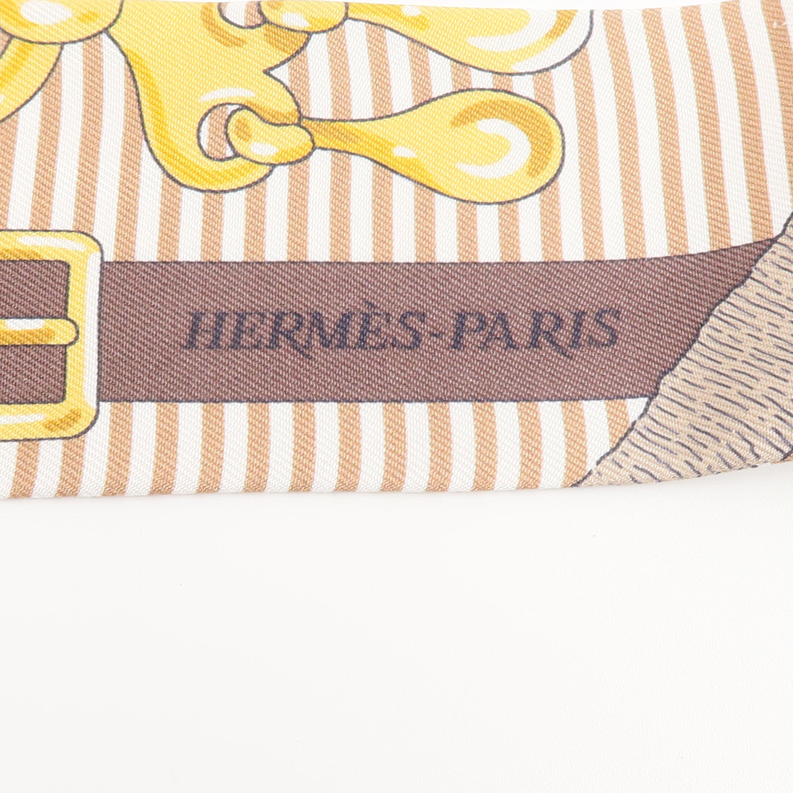 HERMES 絲質Twilly絲巾