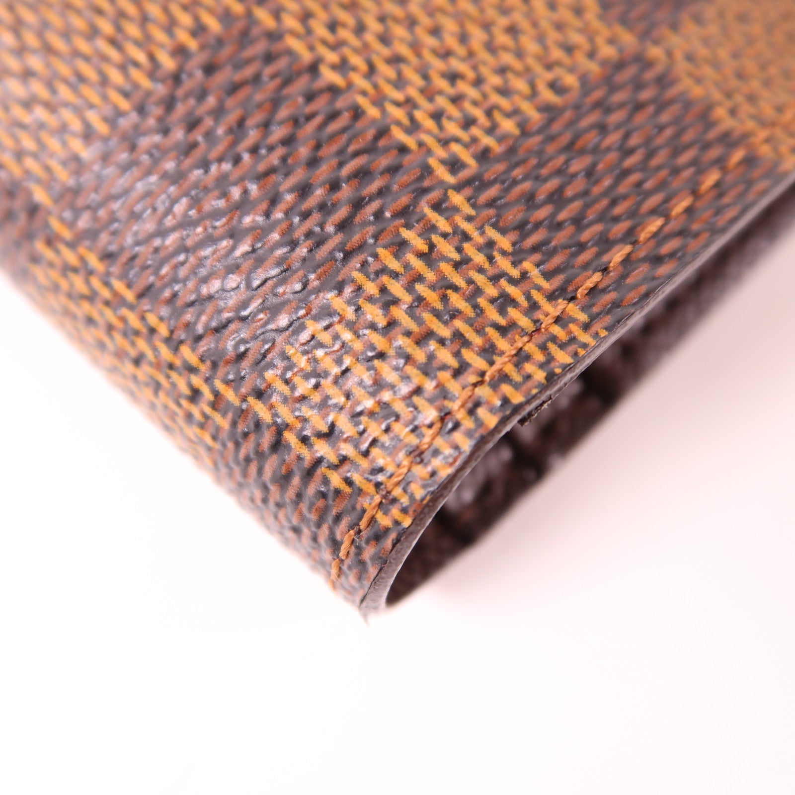 LOUIS VUITTON Damier Portefeuille Brazza金扣長錢包
