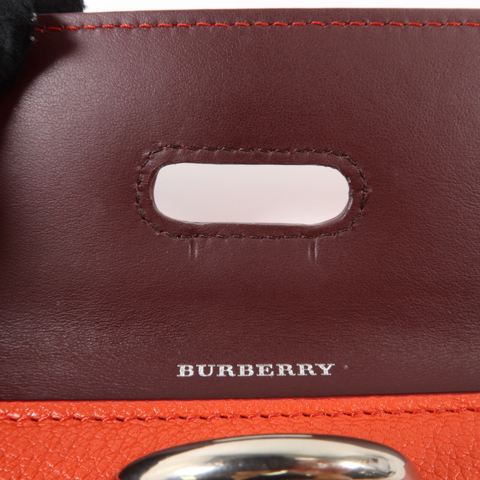 BURBERRY 牛皮皮革D-Ring Long Wallet長錢包