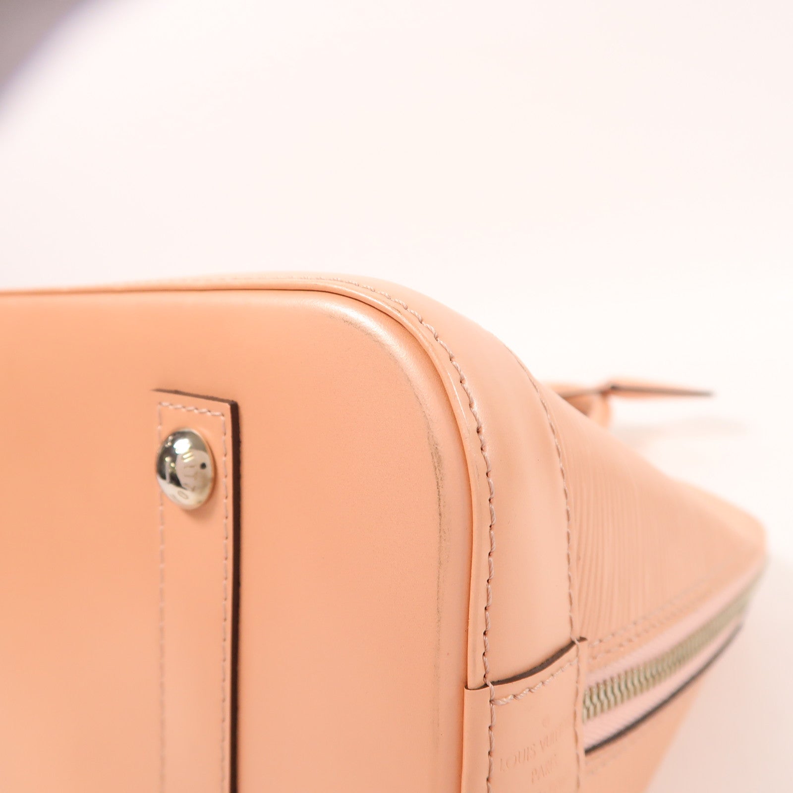 LOUIS VUITTON Epi Alma PM銀扣手挽袋