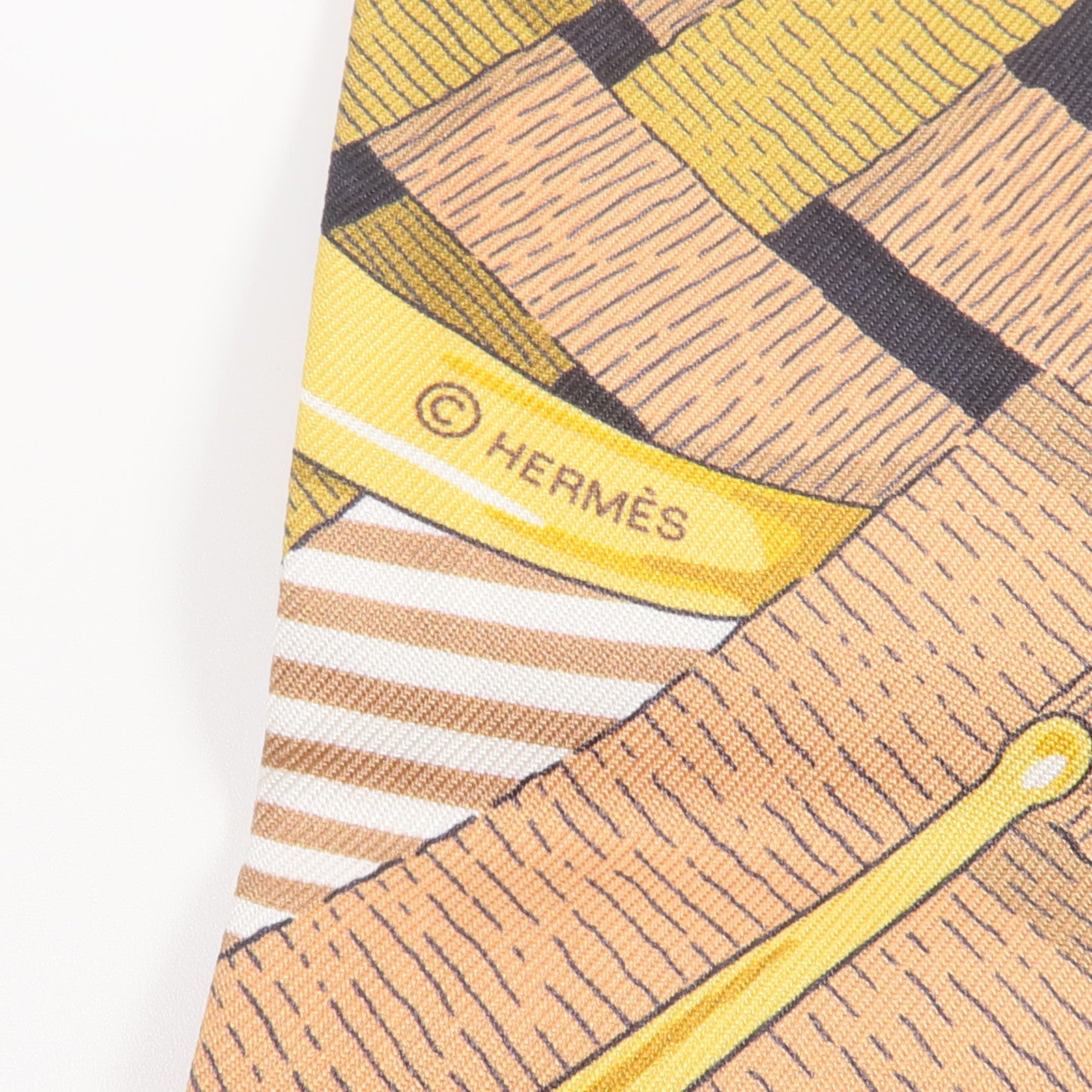 HERMES 絲質Twilly絲巾