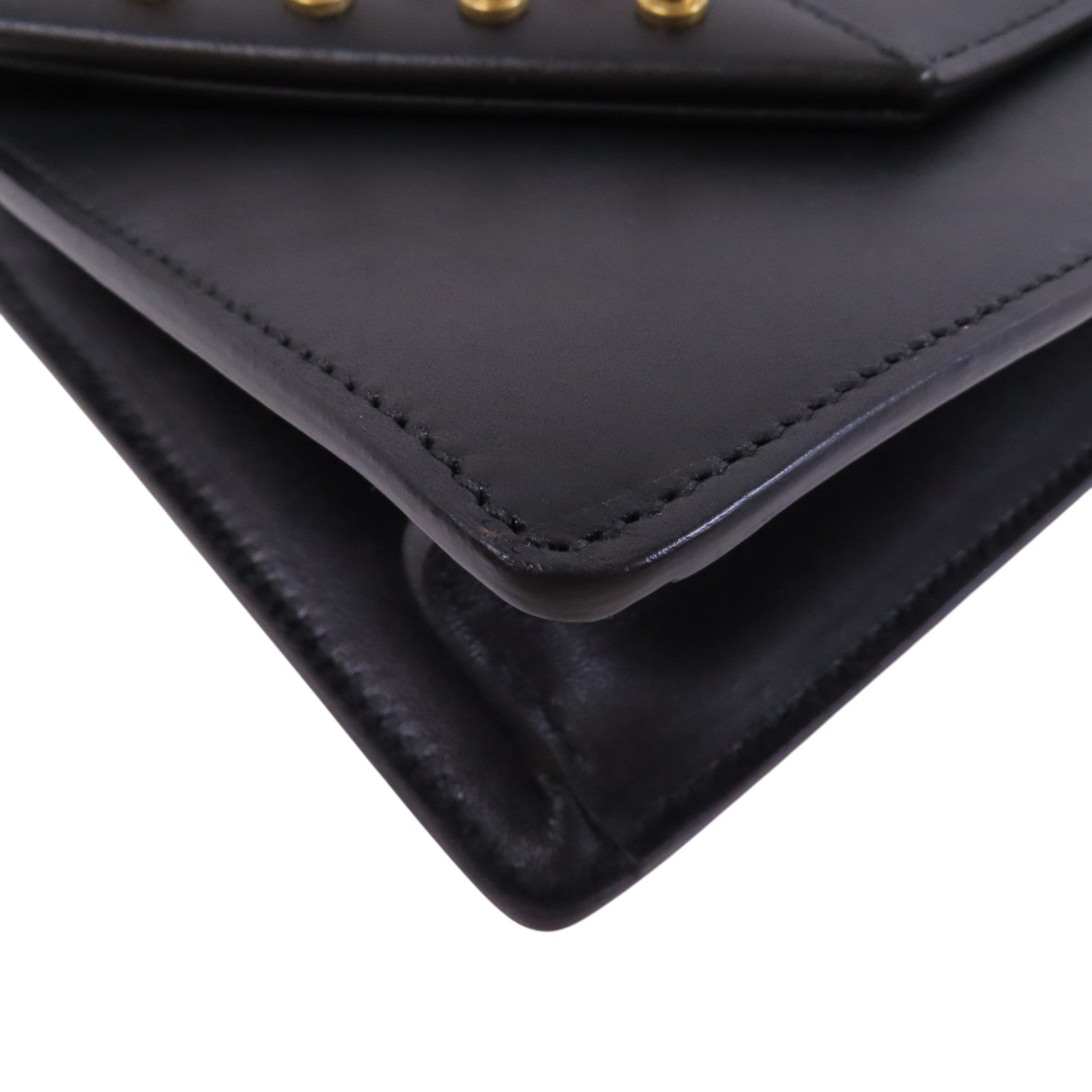 SAINT LAURENT 【激減優惠】牛皮皮革Clutch Bag金扣手拿包