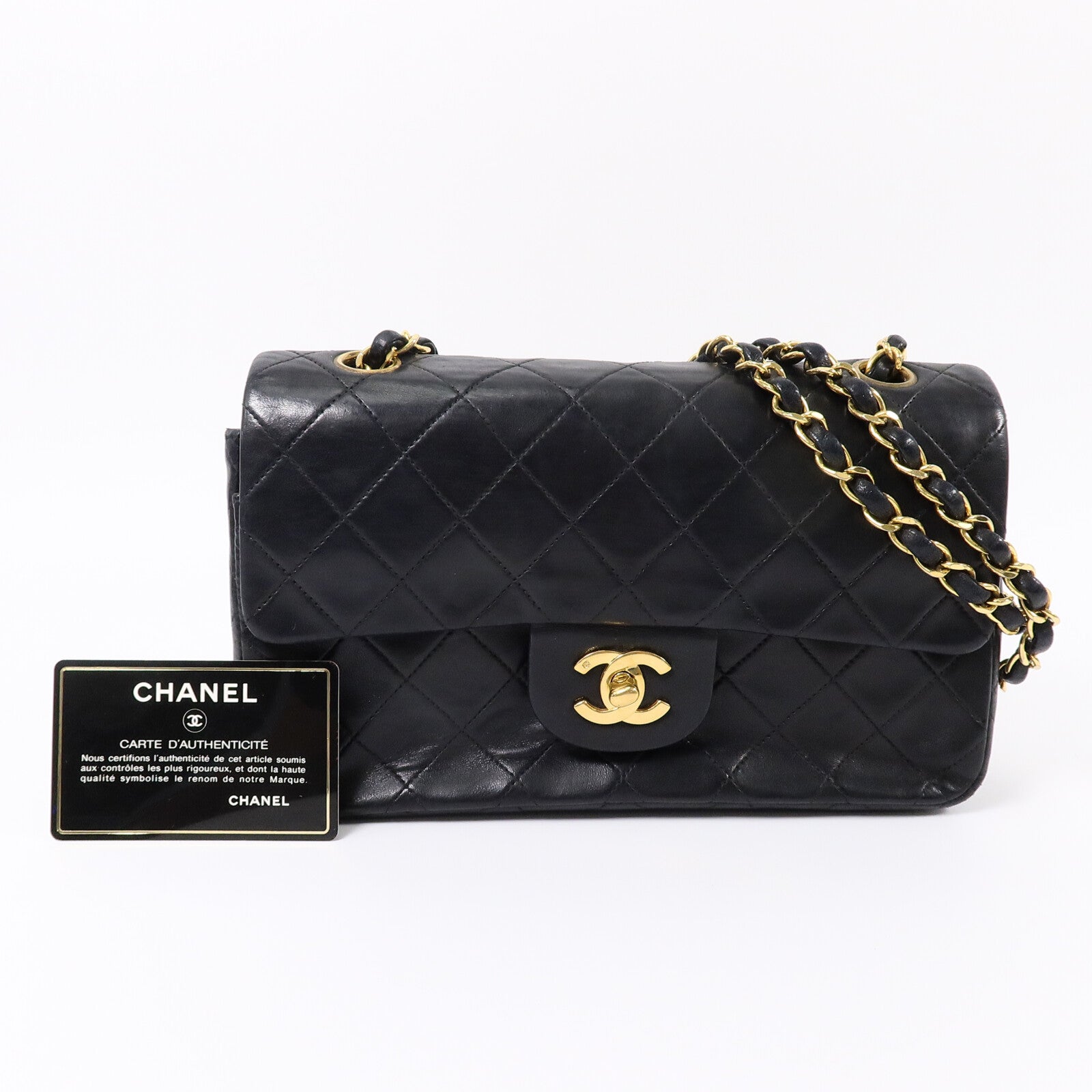 CHANEL 羊皮皮革Classic 23鏈帶肩背袋