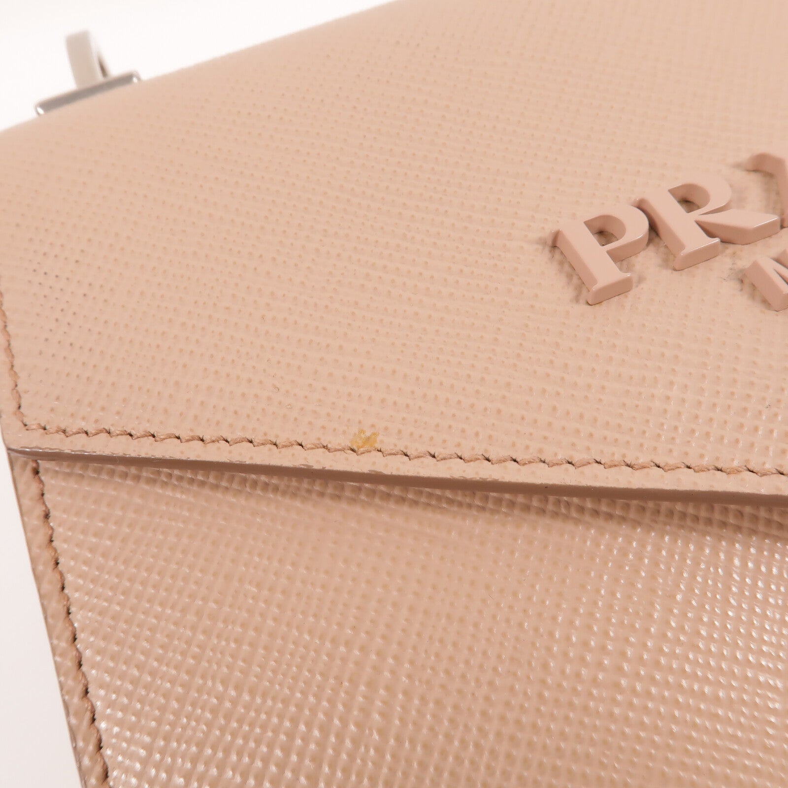 PRADA 牛皮皮革Chain Shoulder肩背袋