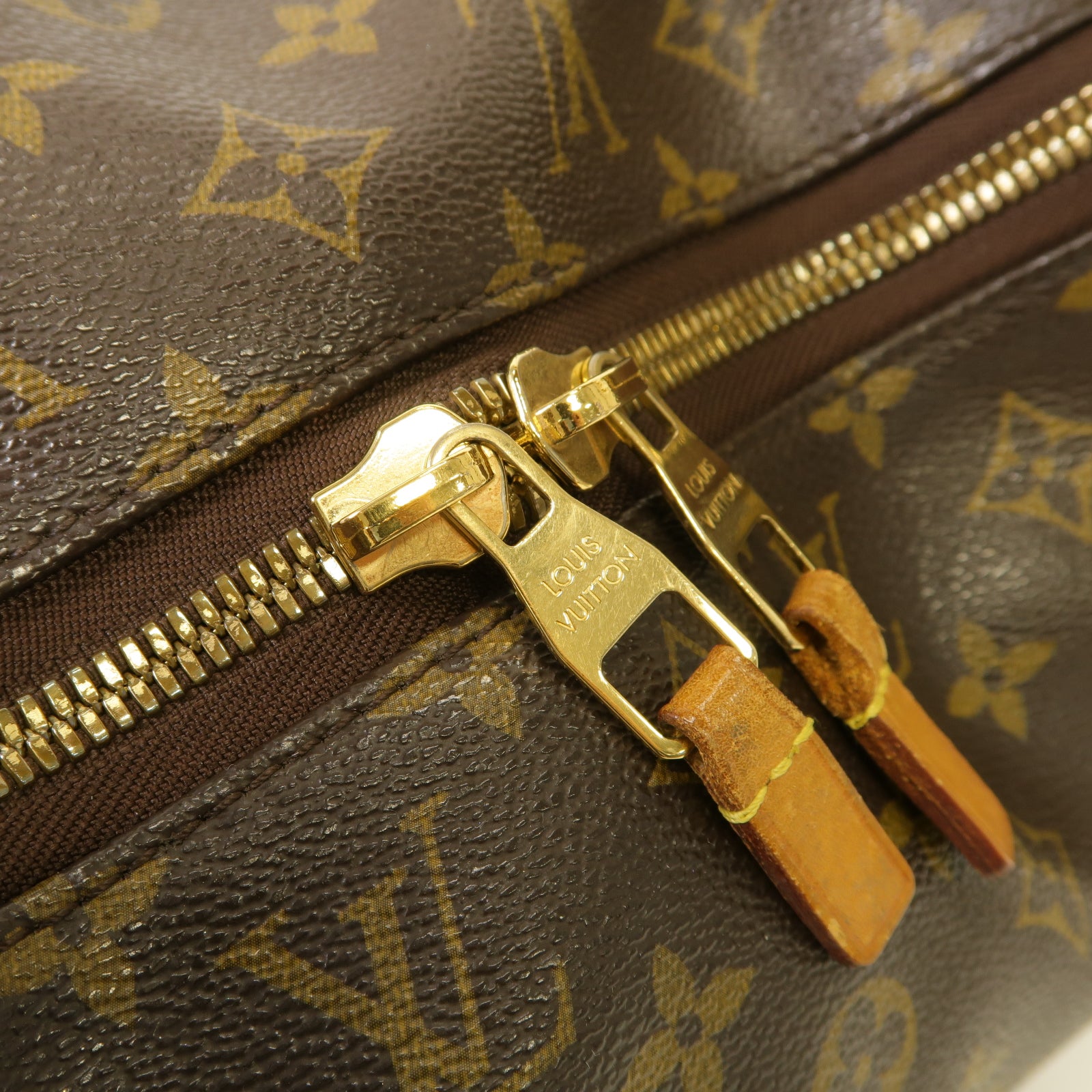 LOUIS VUITTON 【激減優惠】Monogram Sully MM金扣肩背袋啡色