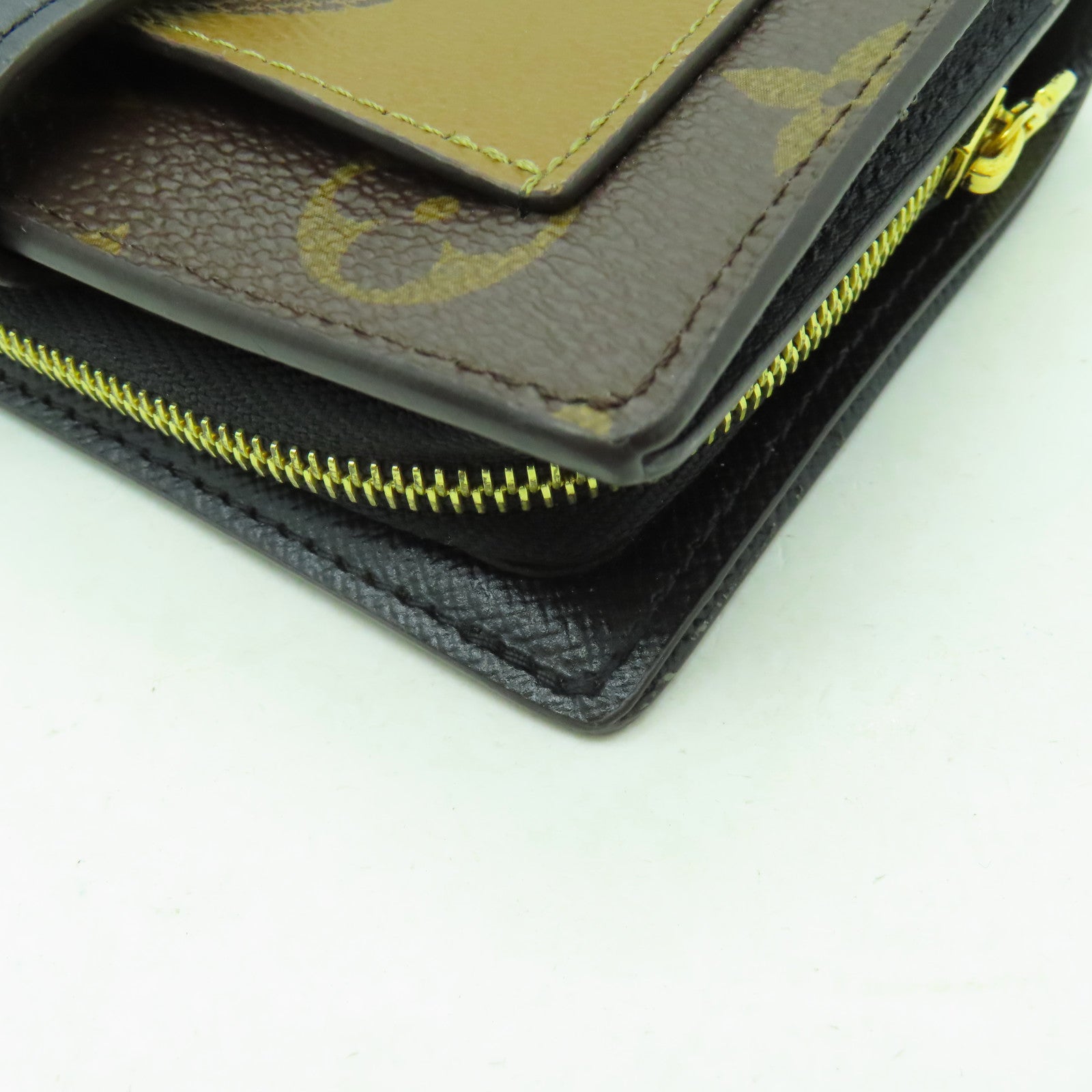 LOUIS VUITTON 【激減優惠】Monogram Juliette Wallet金扣錢包棕色