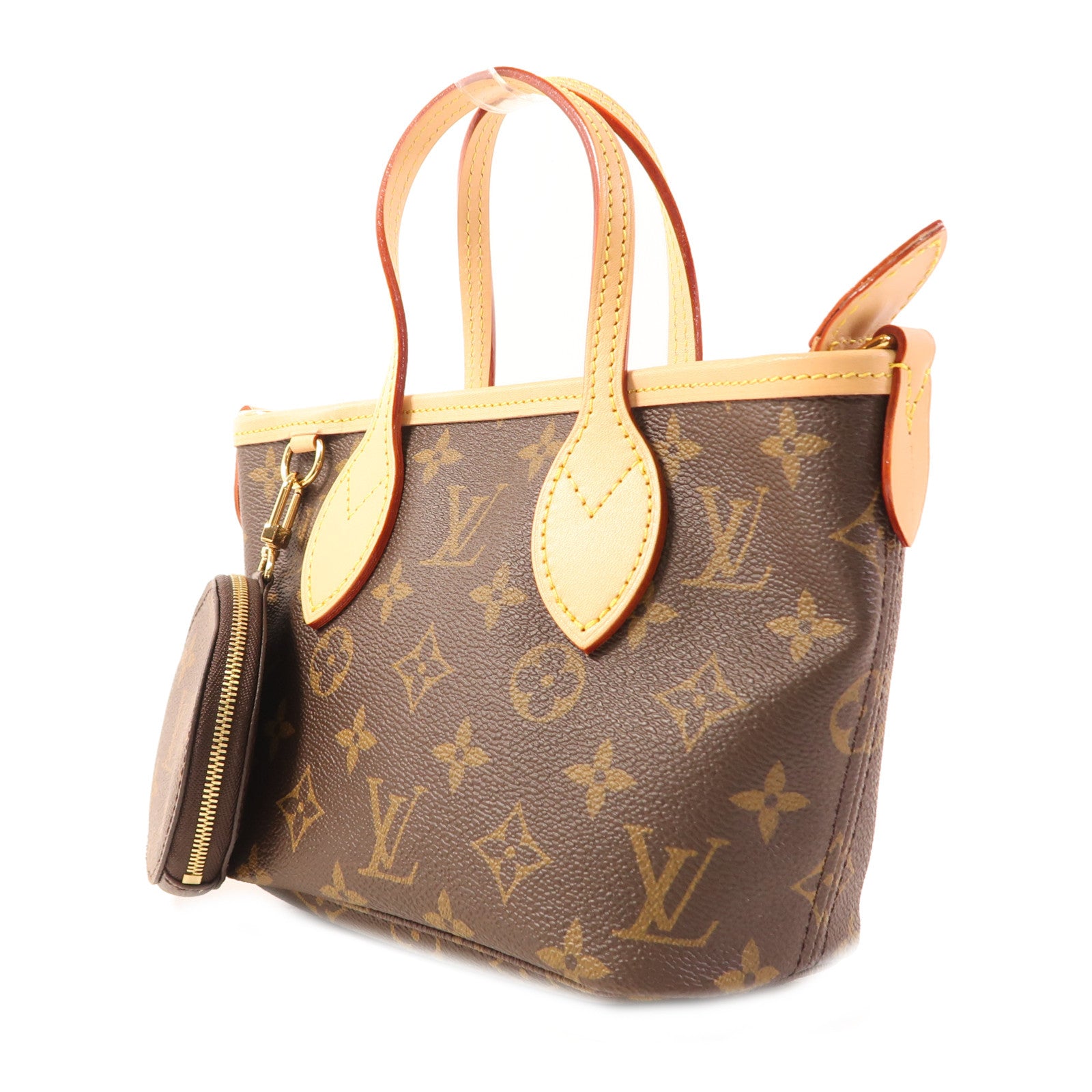 LOUIS VUITTON Monogram Neverfull BB金扣手挽肩背兩用袋