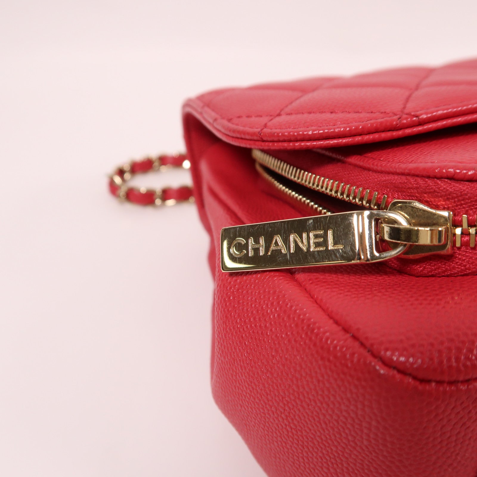 CHANEL 牛皮皮革Business Affinity金扣手挽肩背兩用袋