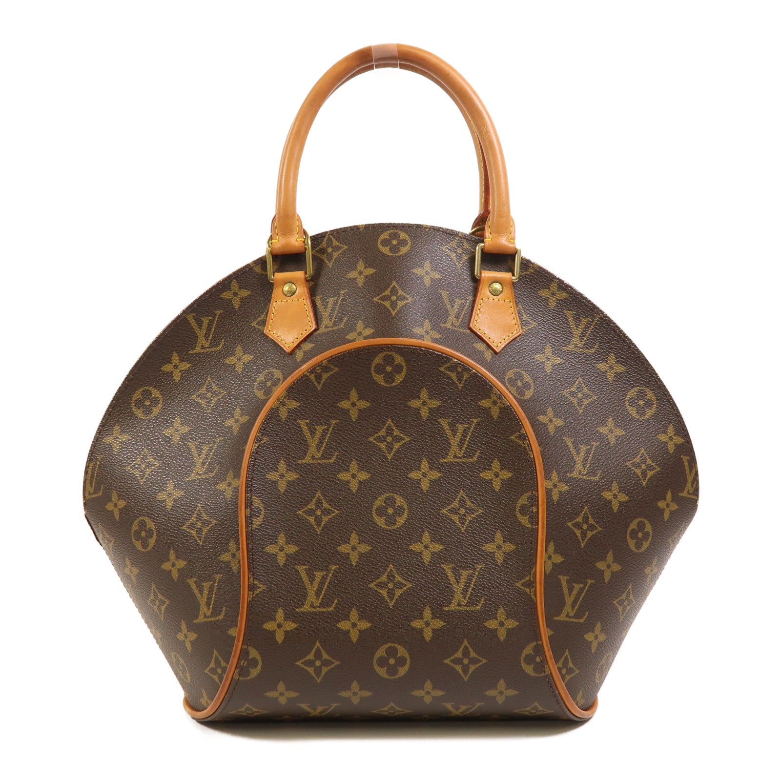 LOUIS VUITTON Monogram Ellipse MM金扣手挽袋